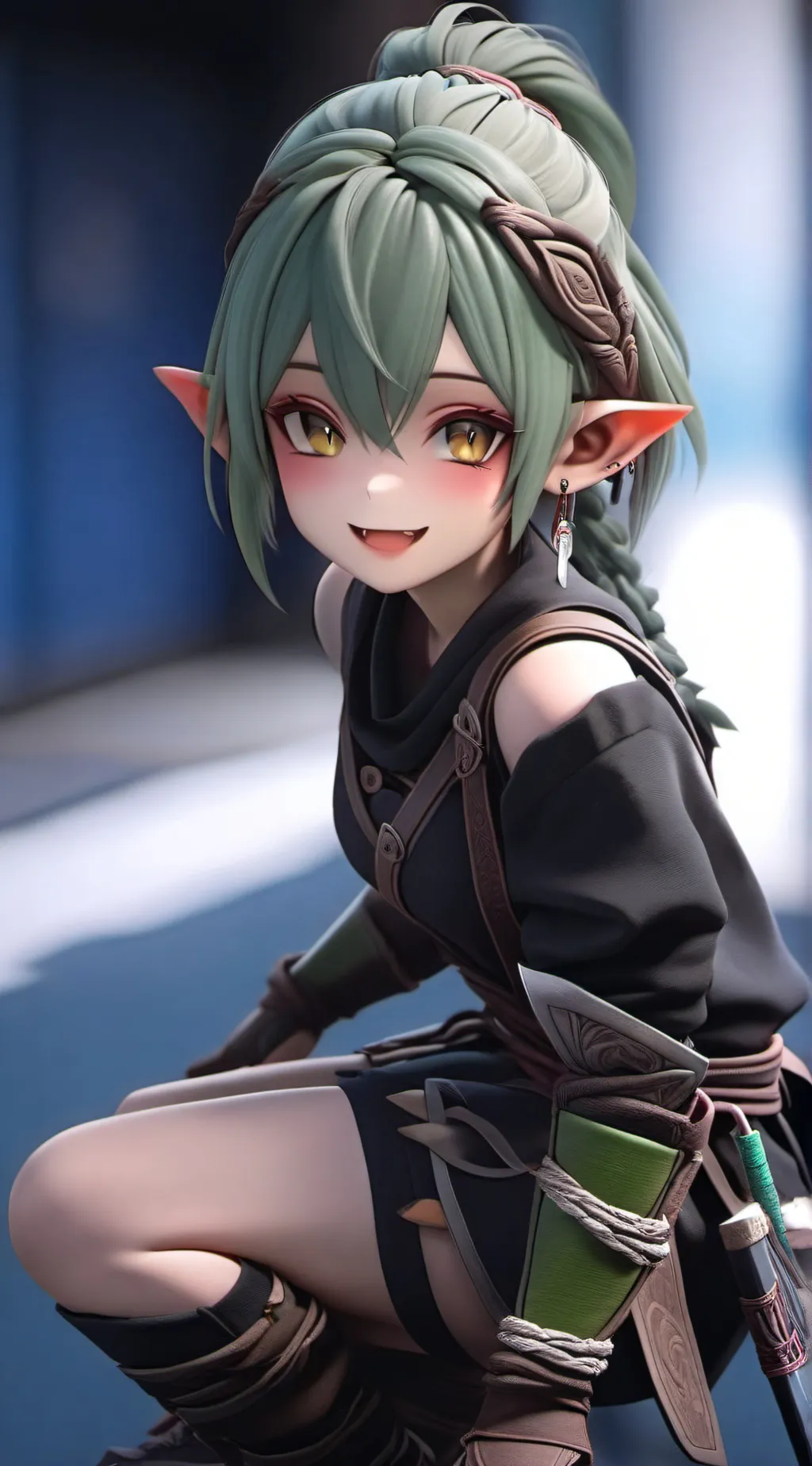 ai character: illy  background