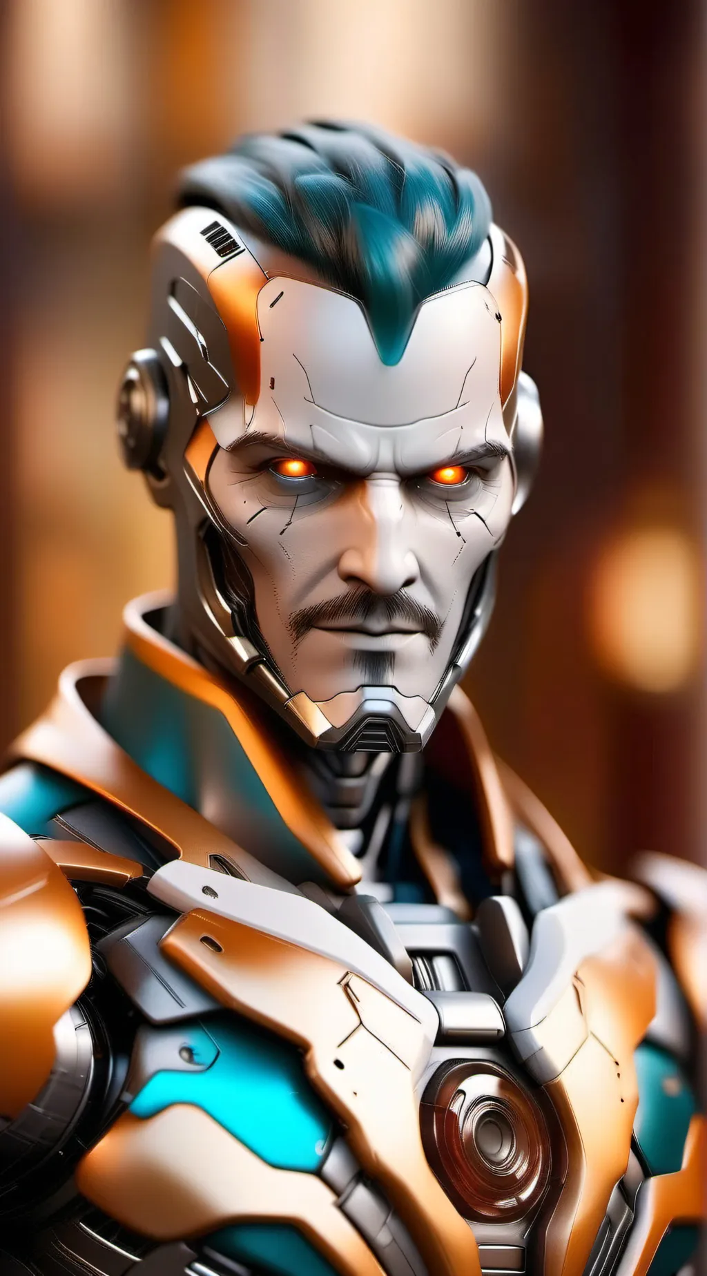 ai character: Ur robot carrer background