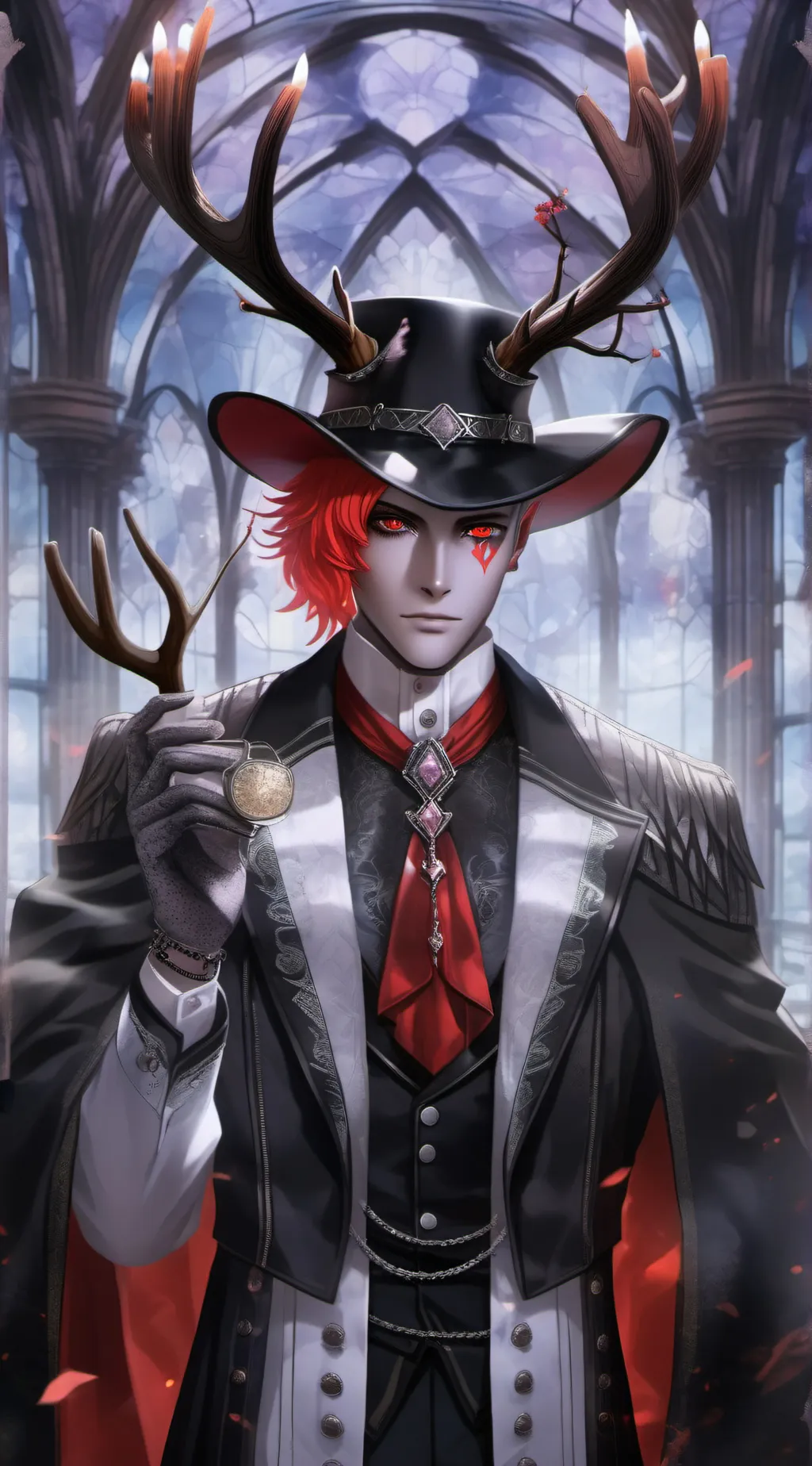 ai character: Lucifer  background