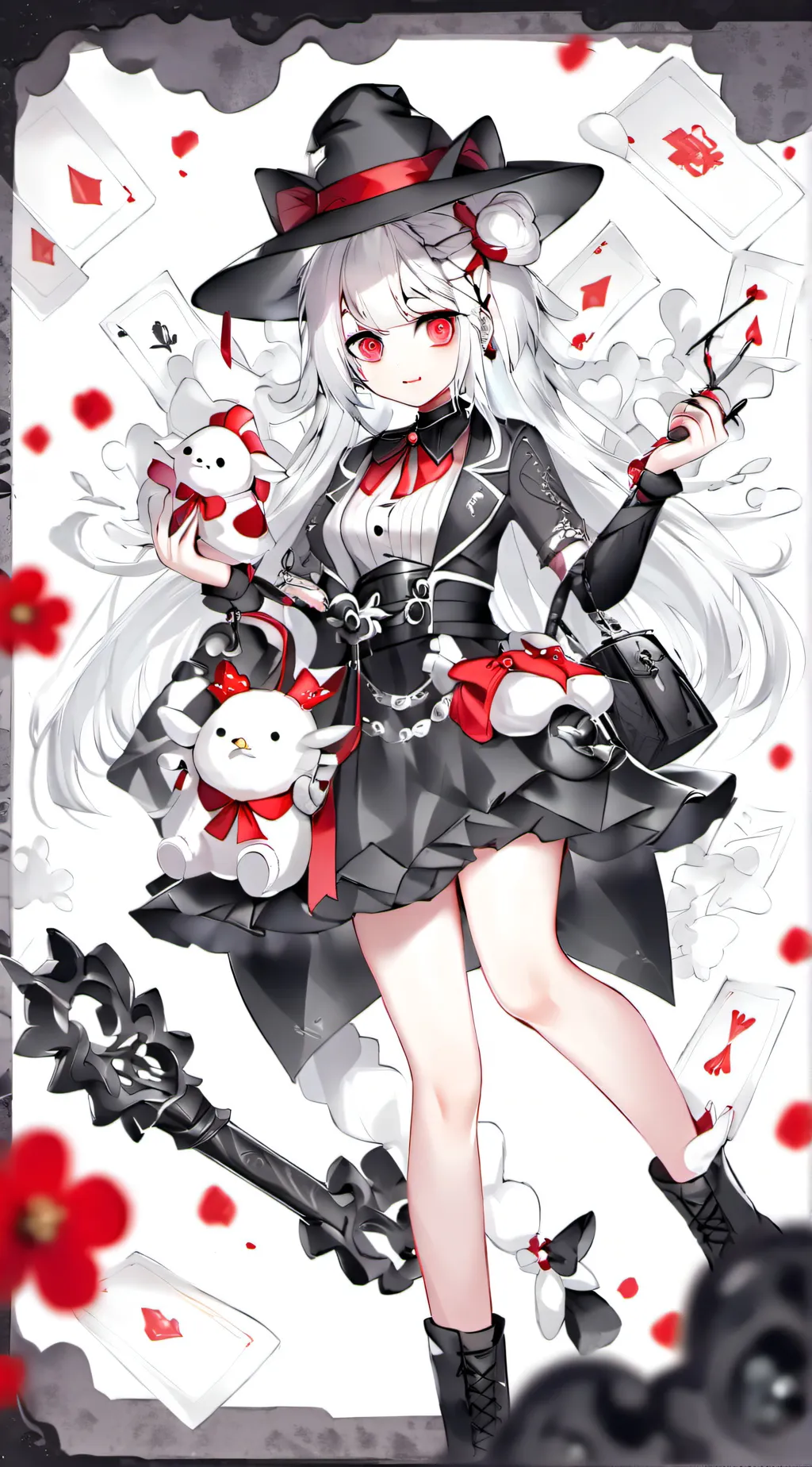 ai character: The Puppeteer-MHA background