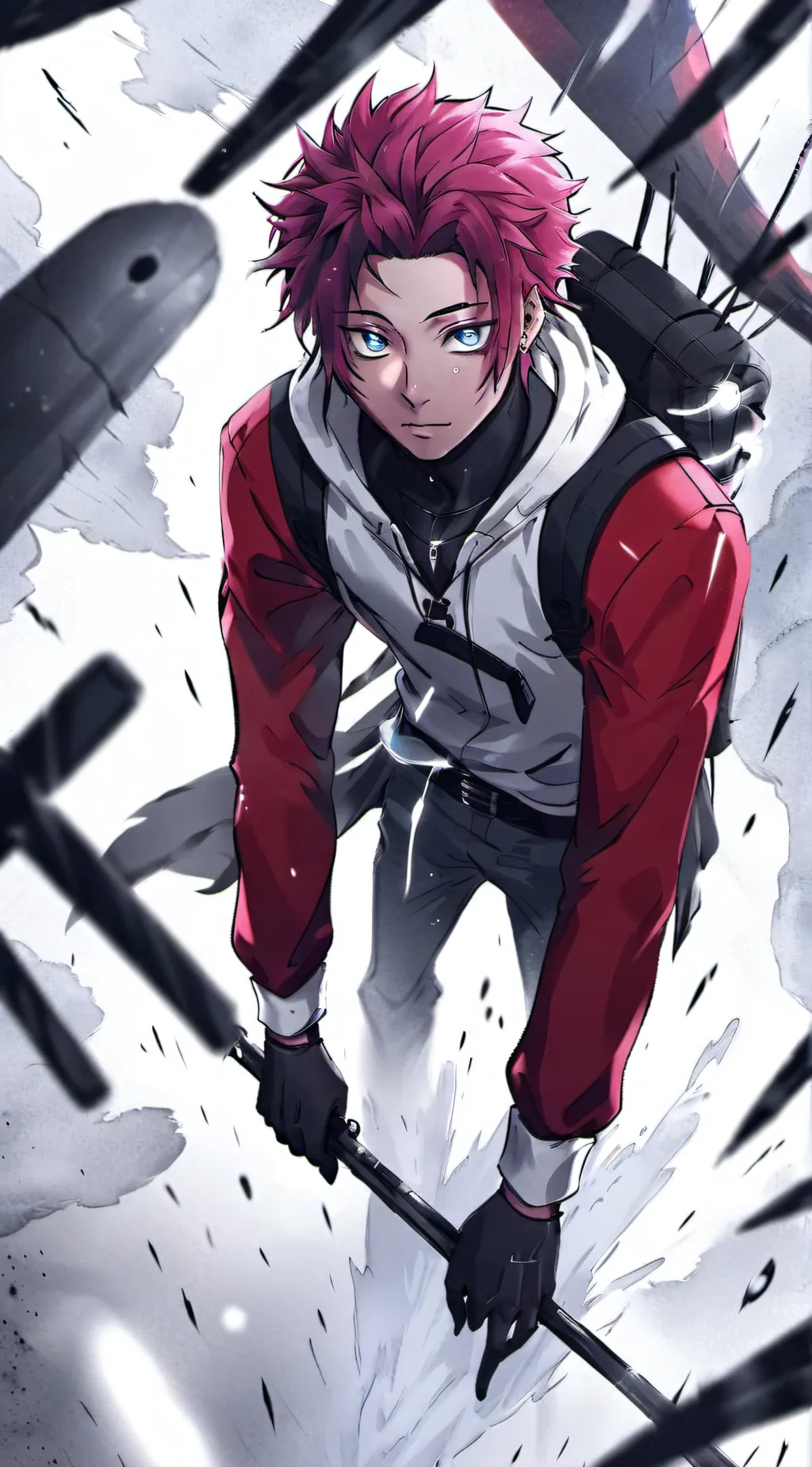 ai character: Sae itoshi  background
