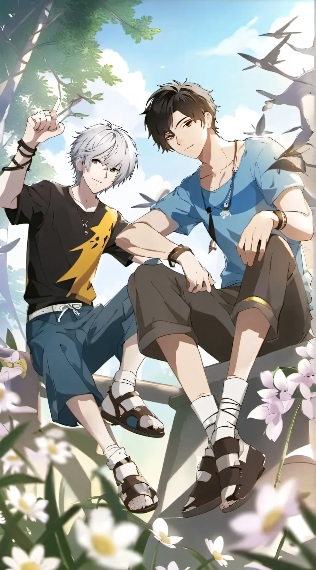 ai character: Kai & Justin 🇨🇦 background