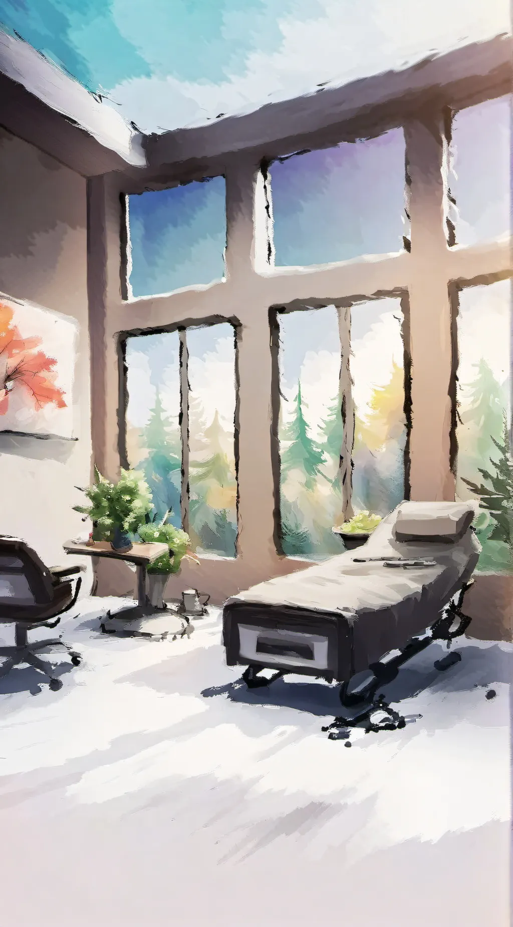 ai character: therapy background