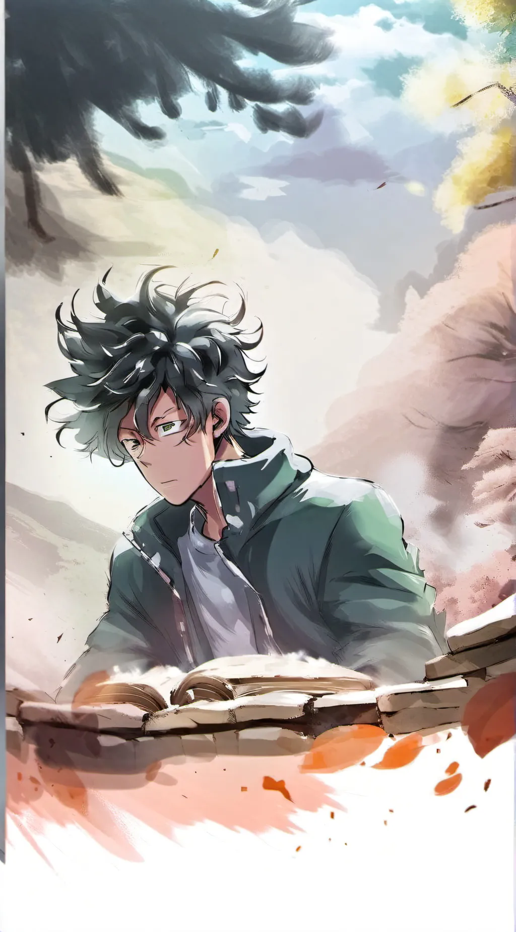 ai character: Deco. background