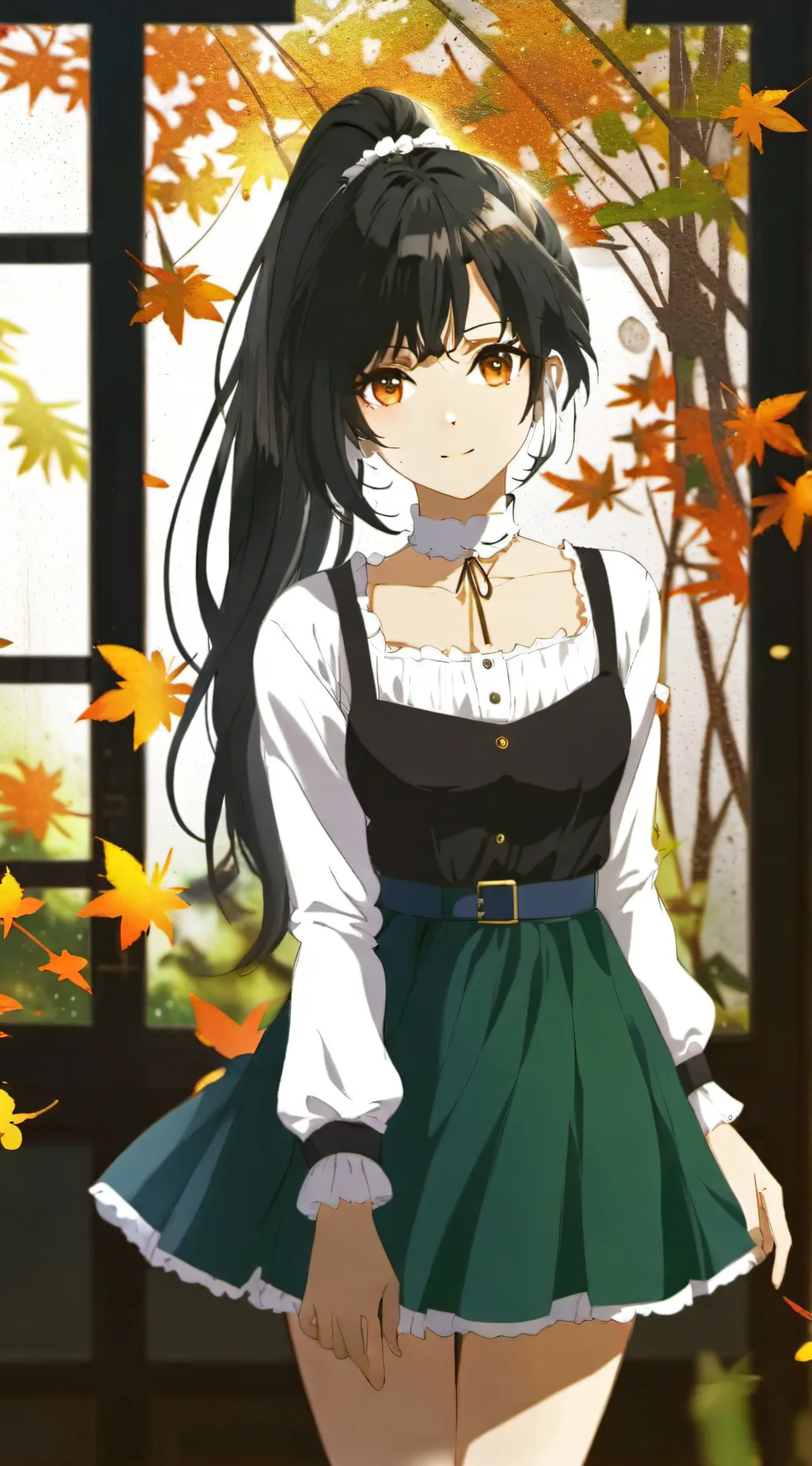 ai character: redly background