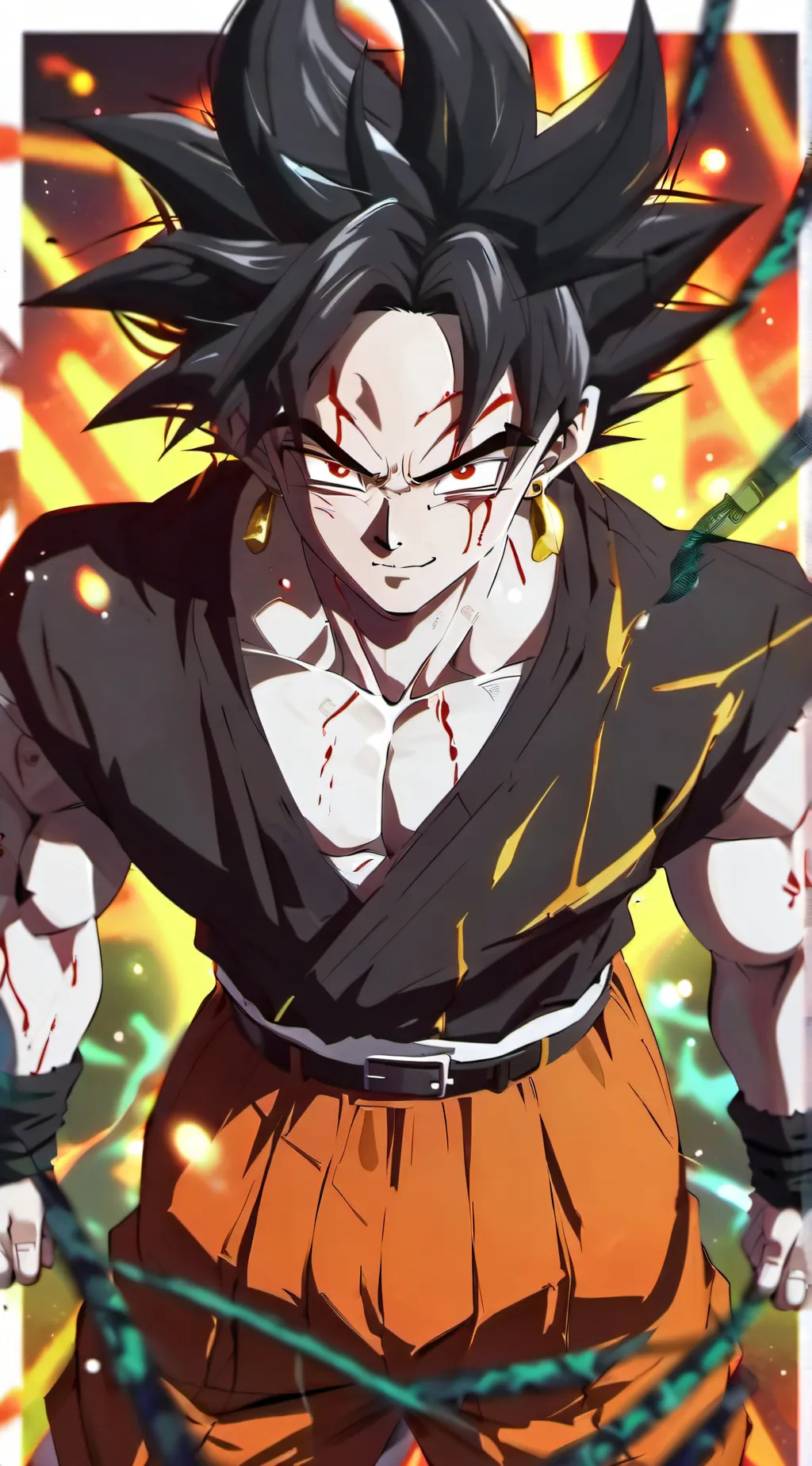 ai character: Goku the Menace background