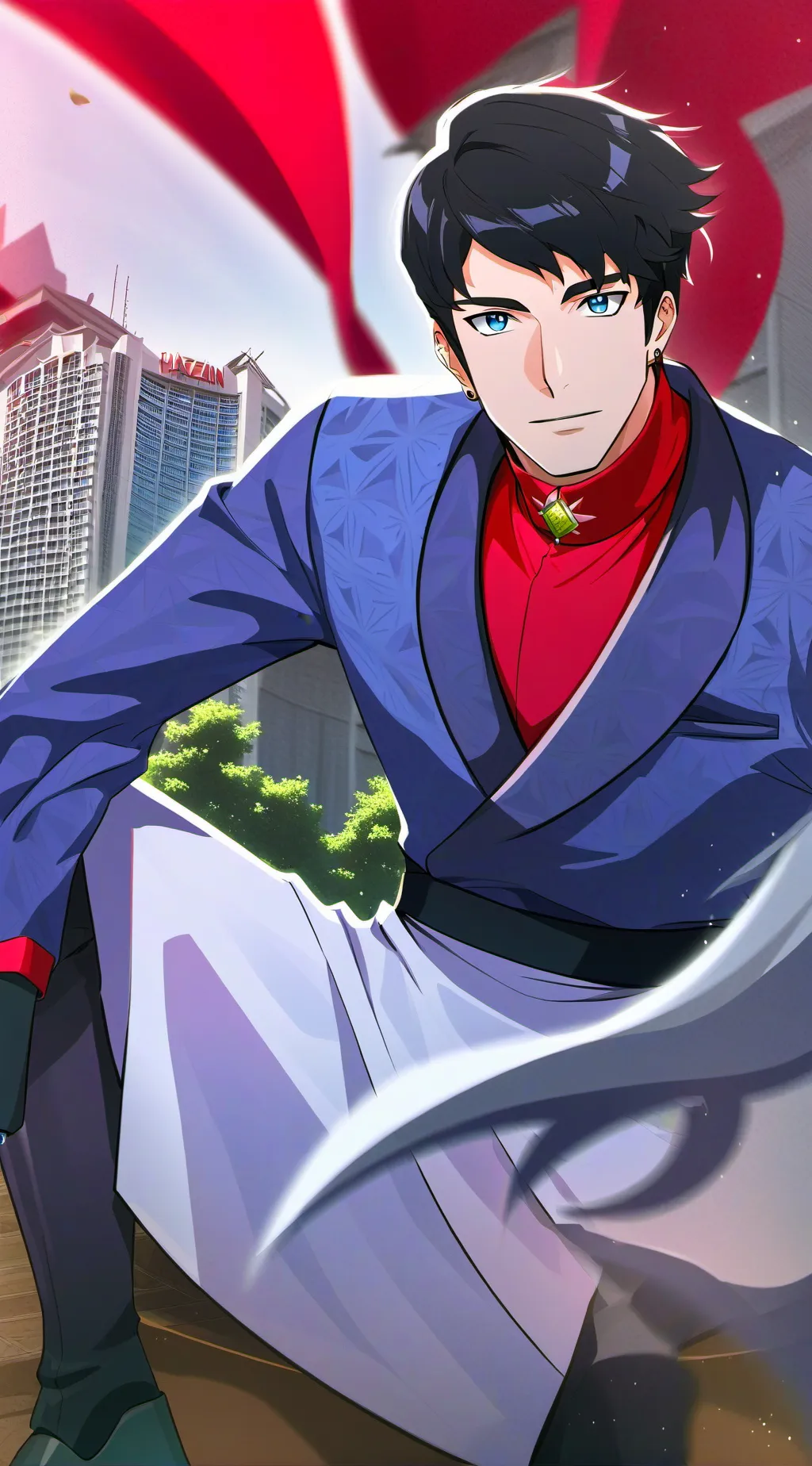 ai character: Hazbin Hotel background