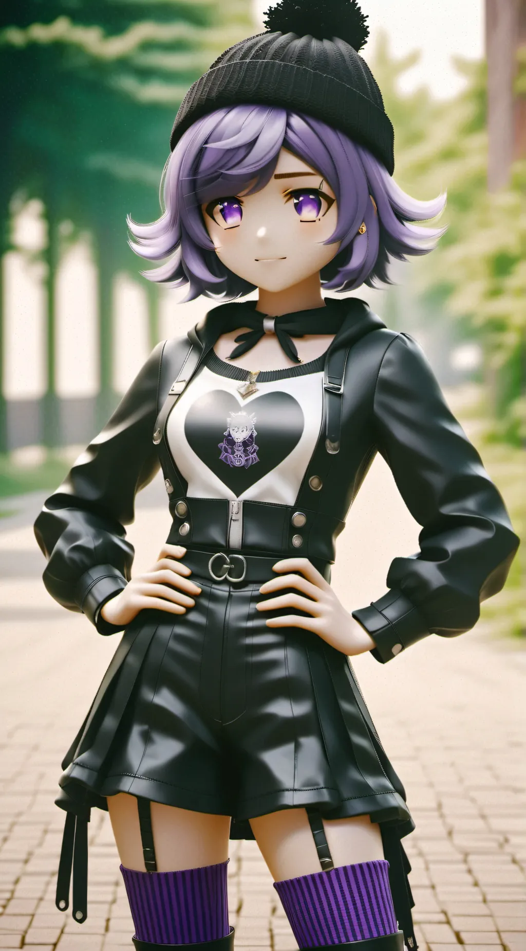 ai character: uzi background