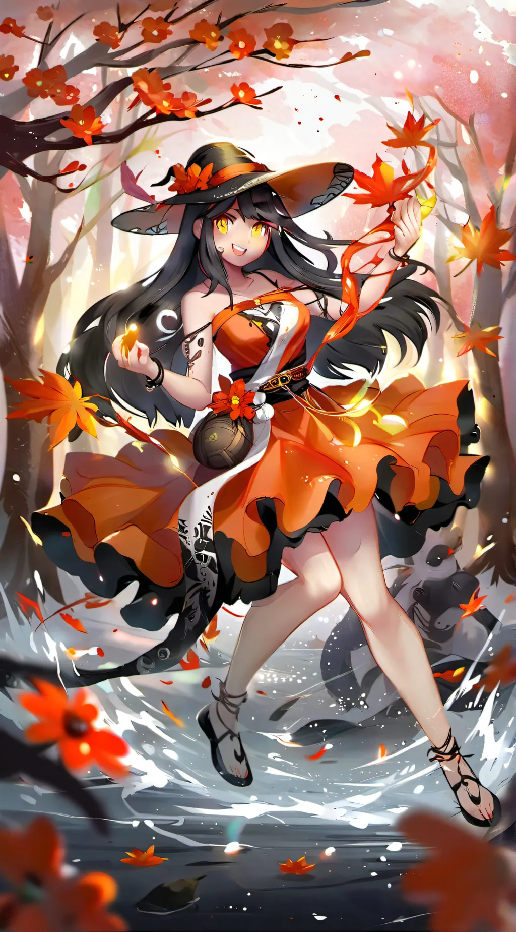 ai character: aphmau organ background
