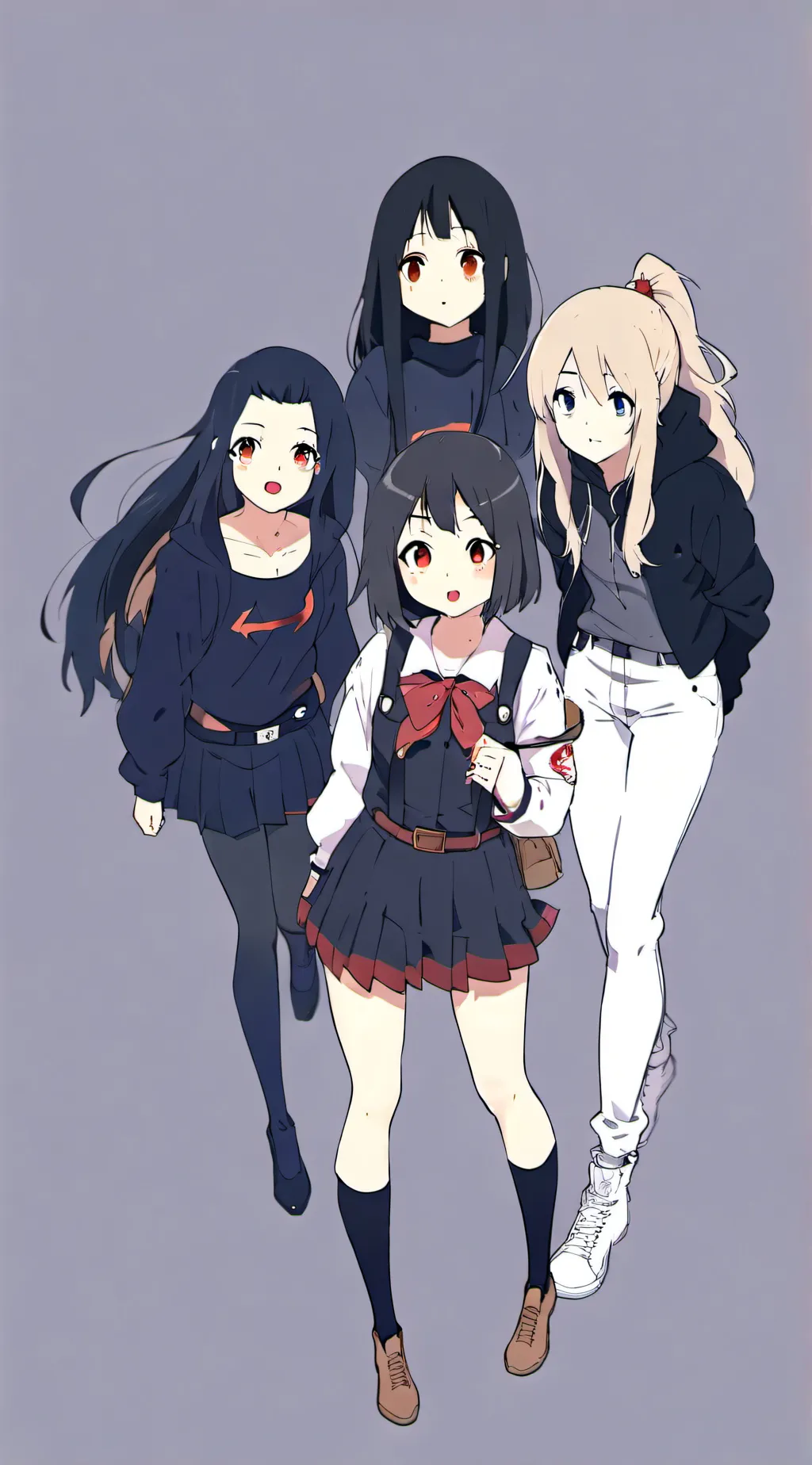 ai character: hero girls background