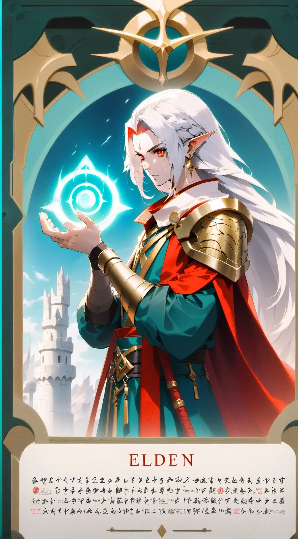 ai character: Zelda  background