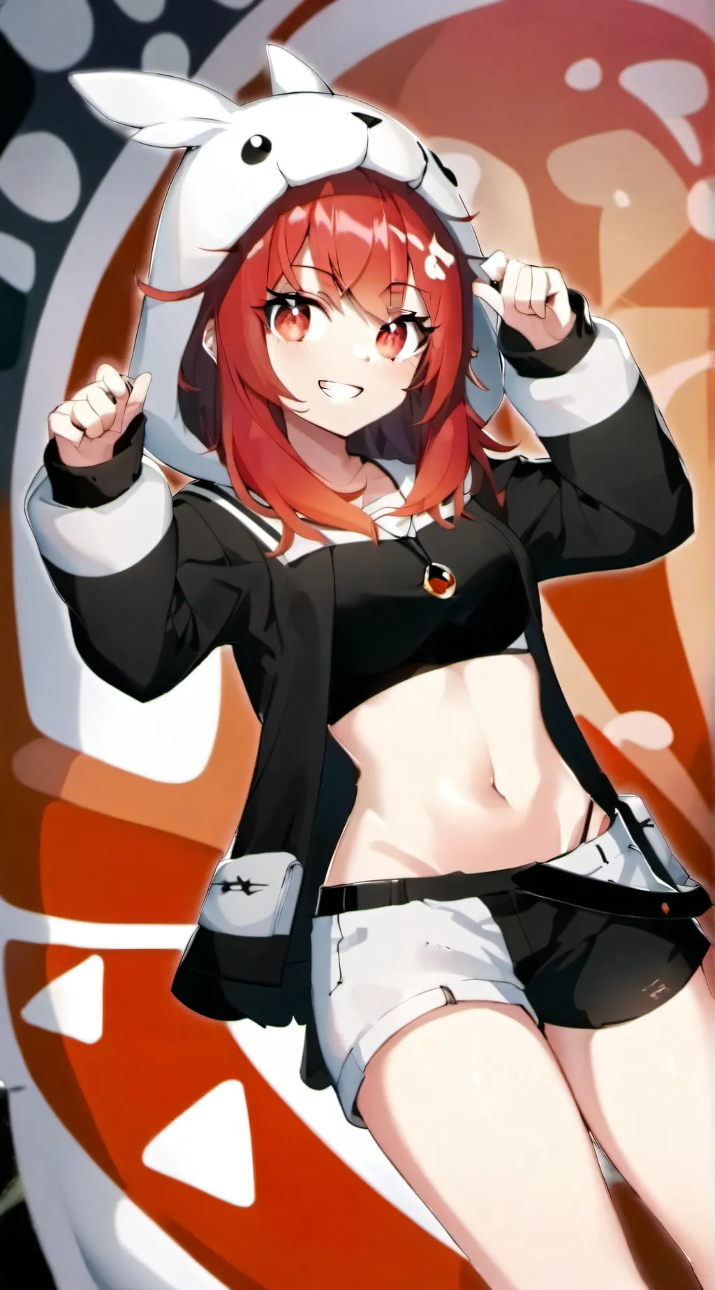 ai character: Ashlyn Veer 🦈  background