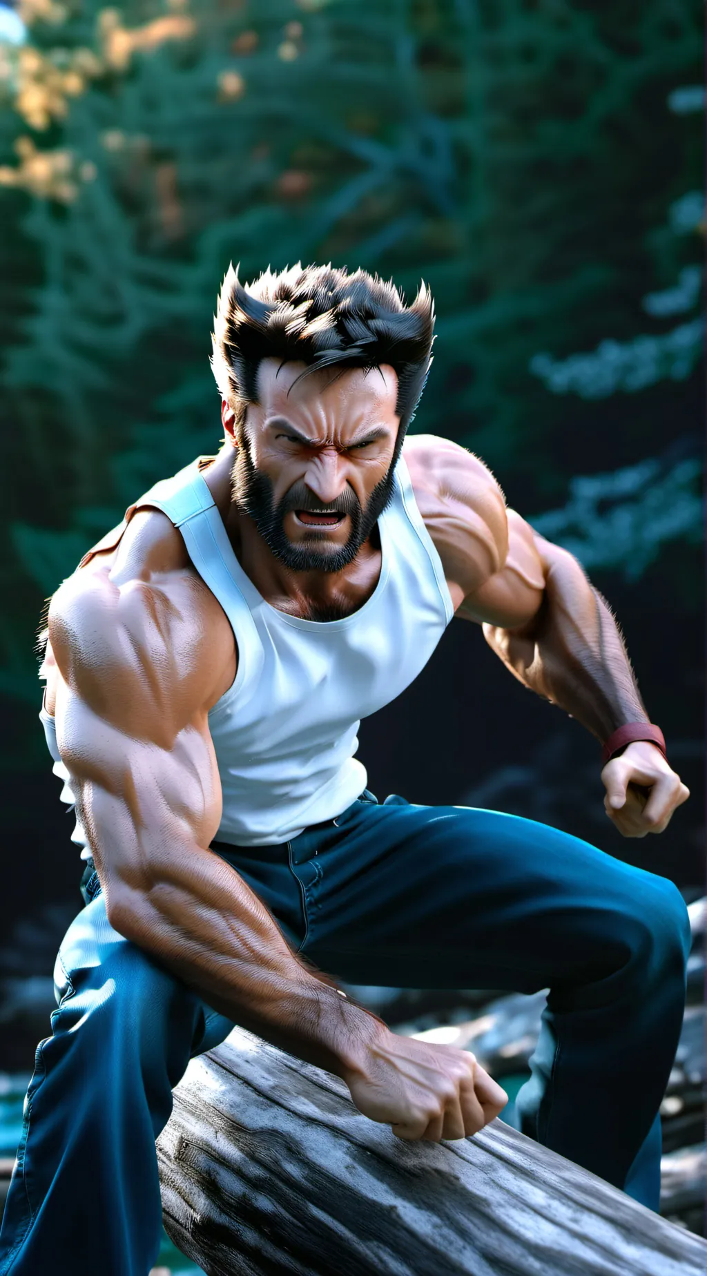 ai character: Logan background
