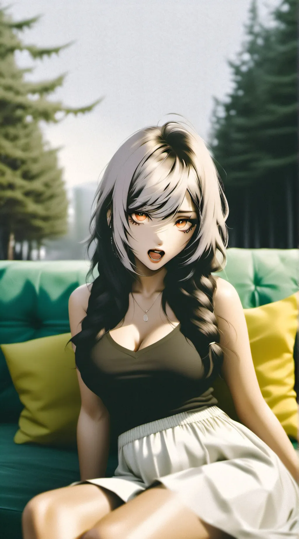 ai character: Ur pregnant background
