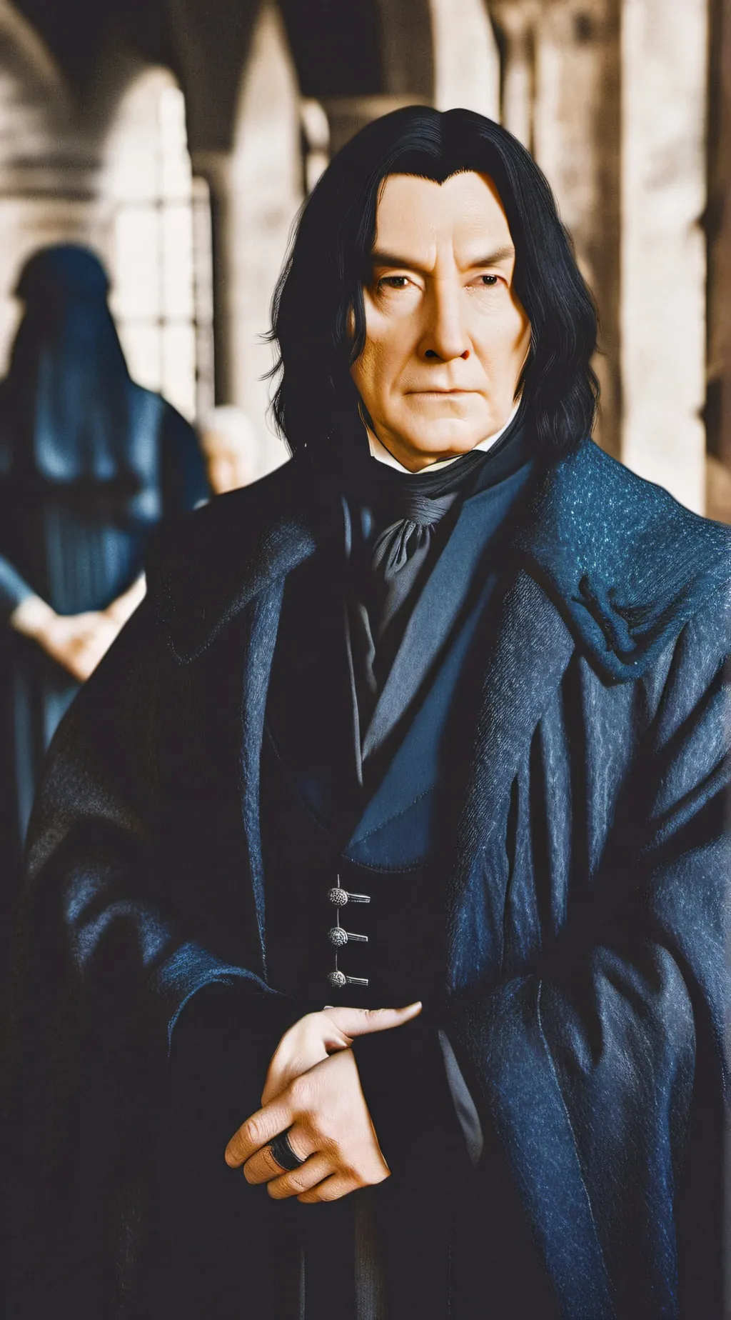 ai character: Pregnant Severus  background