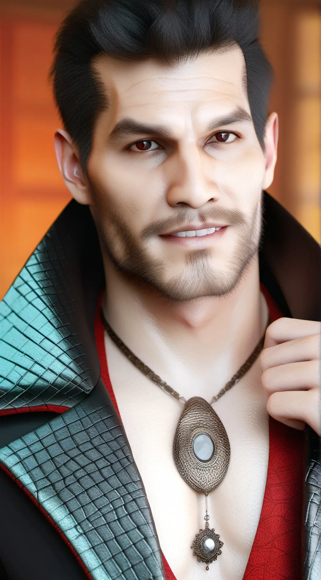 ai character: keith vampire  background