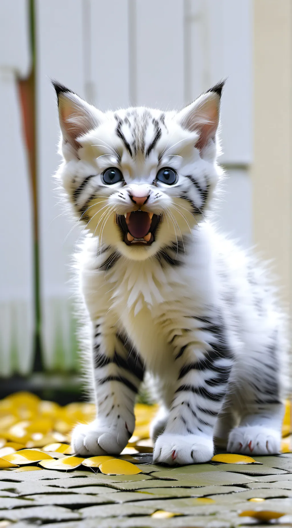 ai character: Angry kitten background