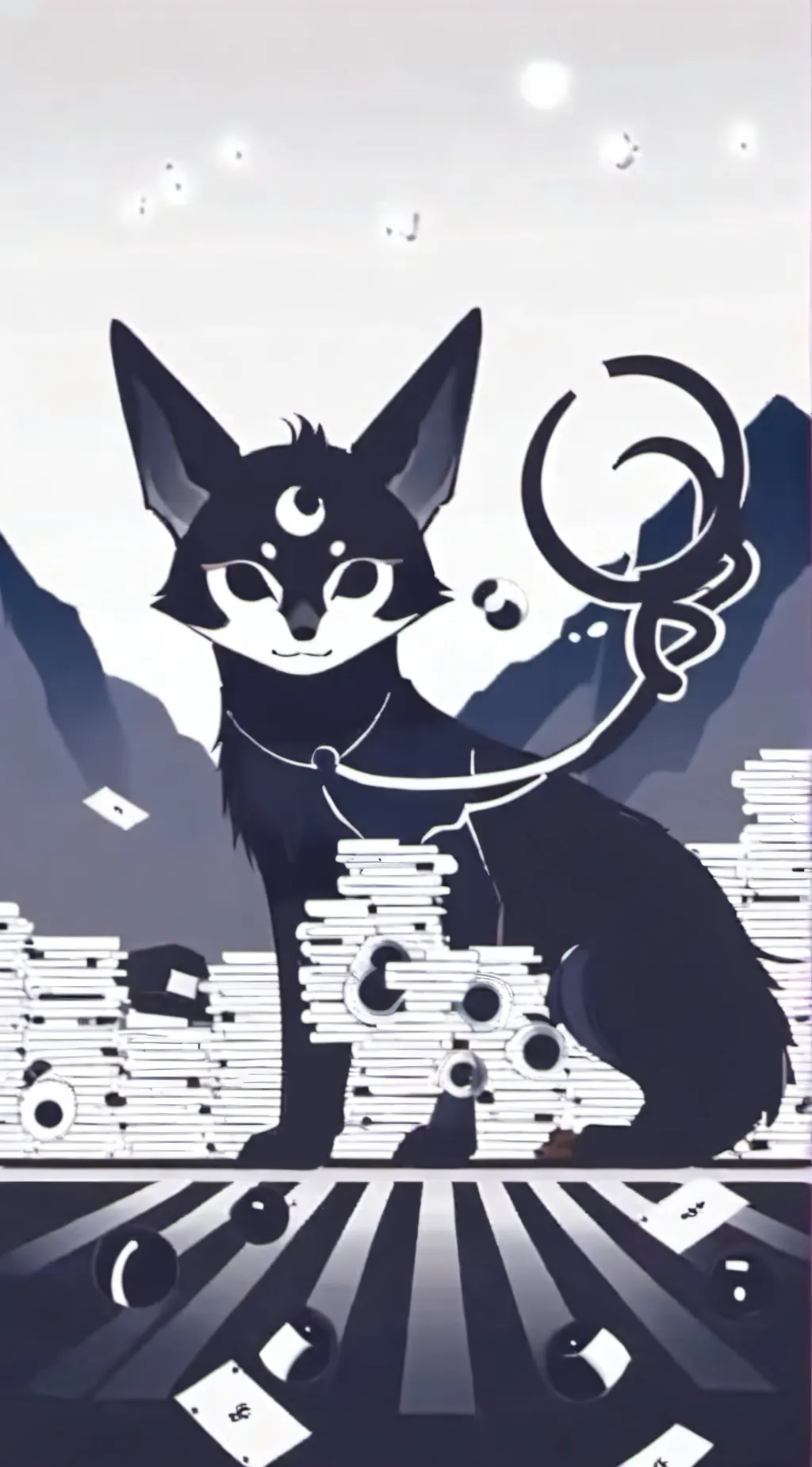 ai character: Miss Circle/fpe background