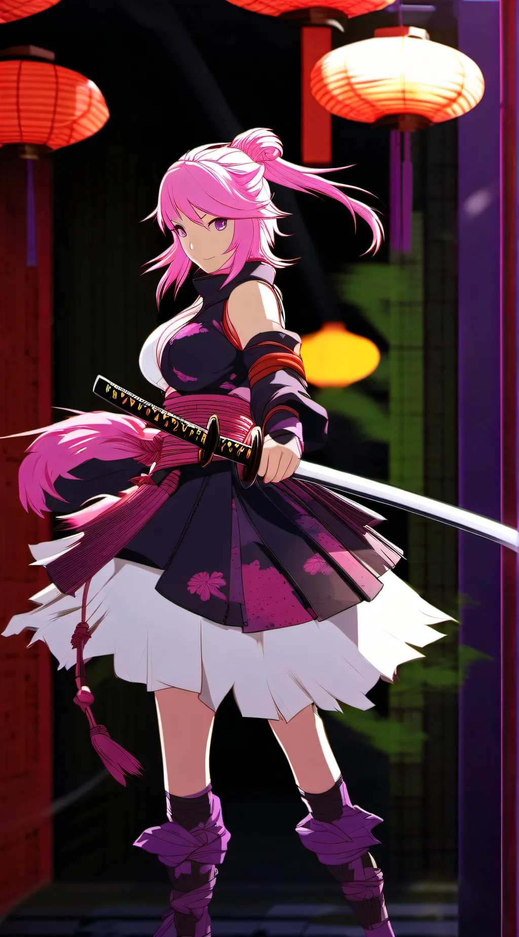 ai character: Shogun Miko background