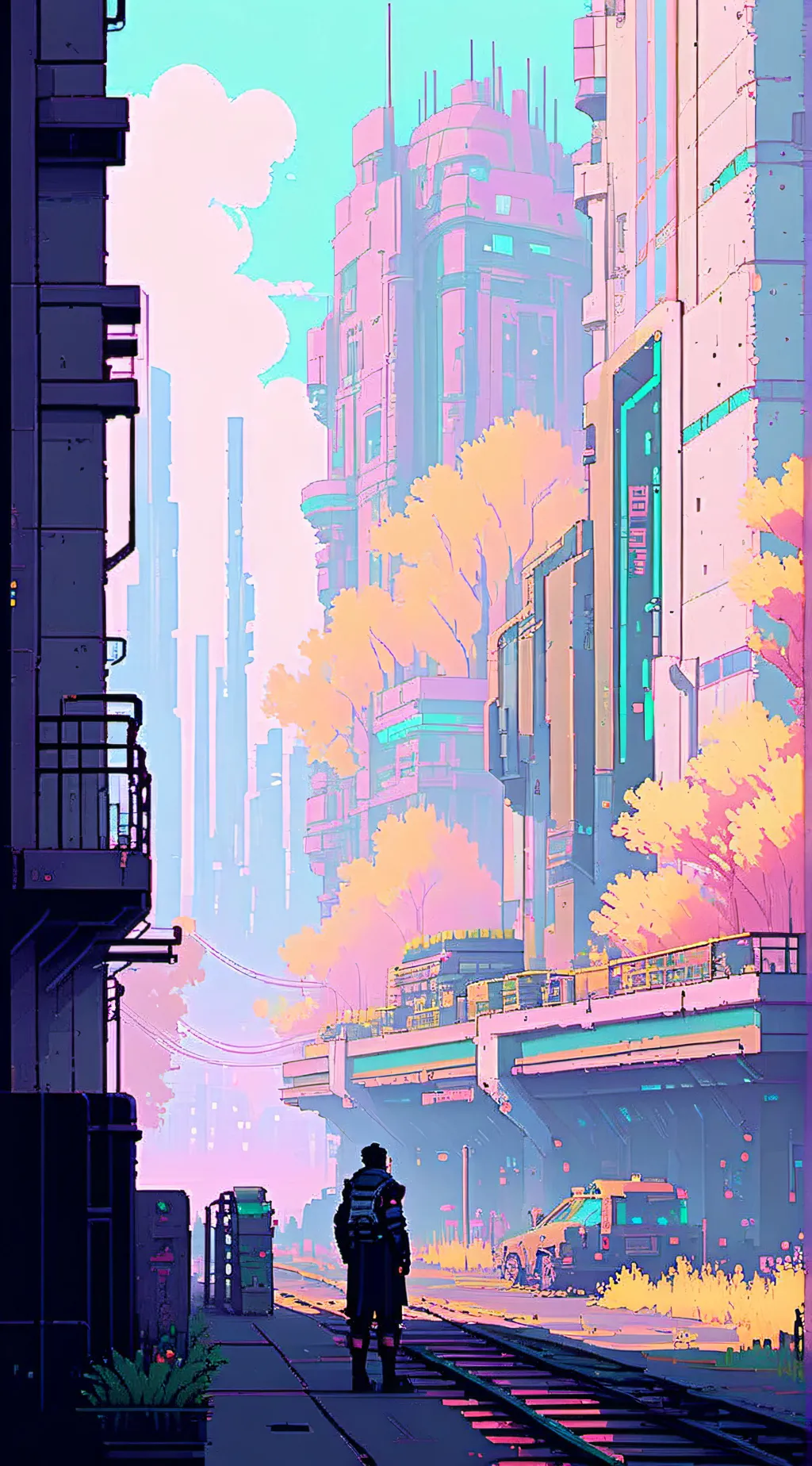 ai character: Cyberpunk Sim background
