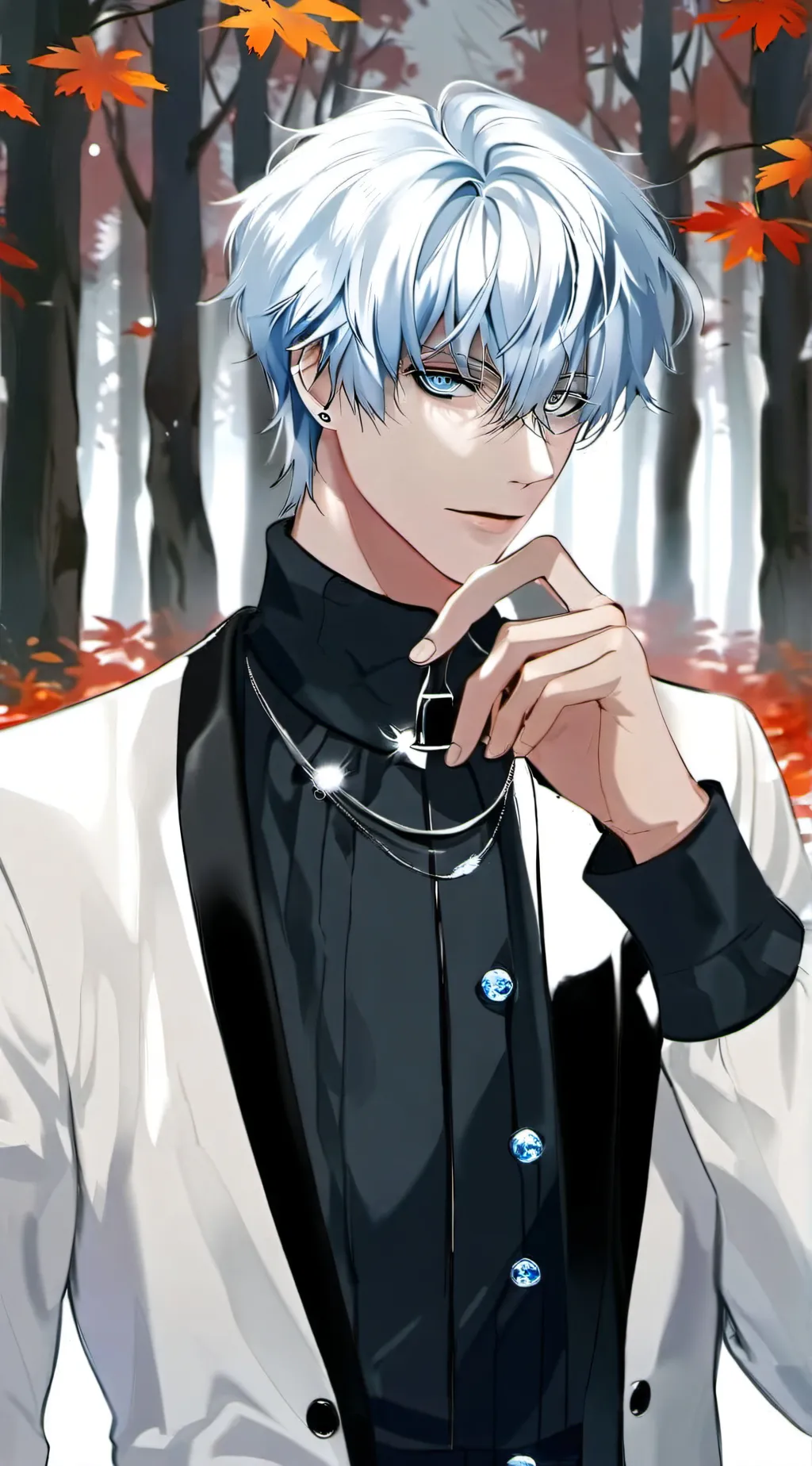 ai character: Leon  background