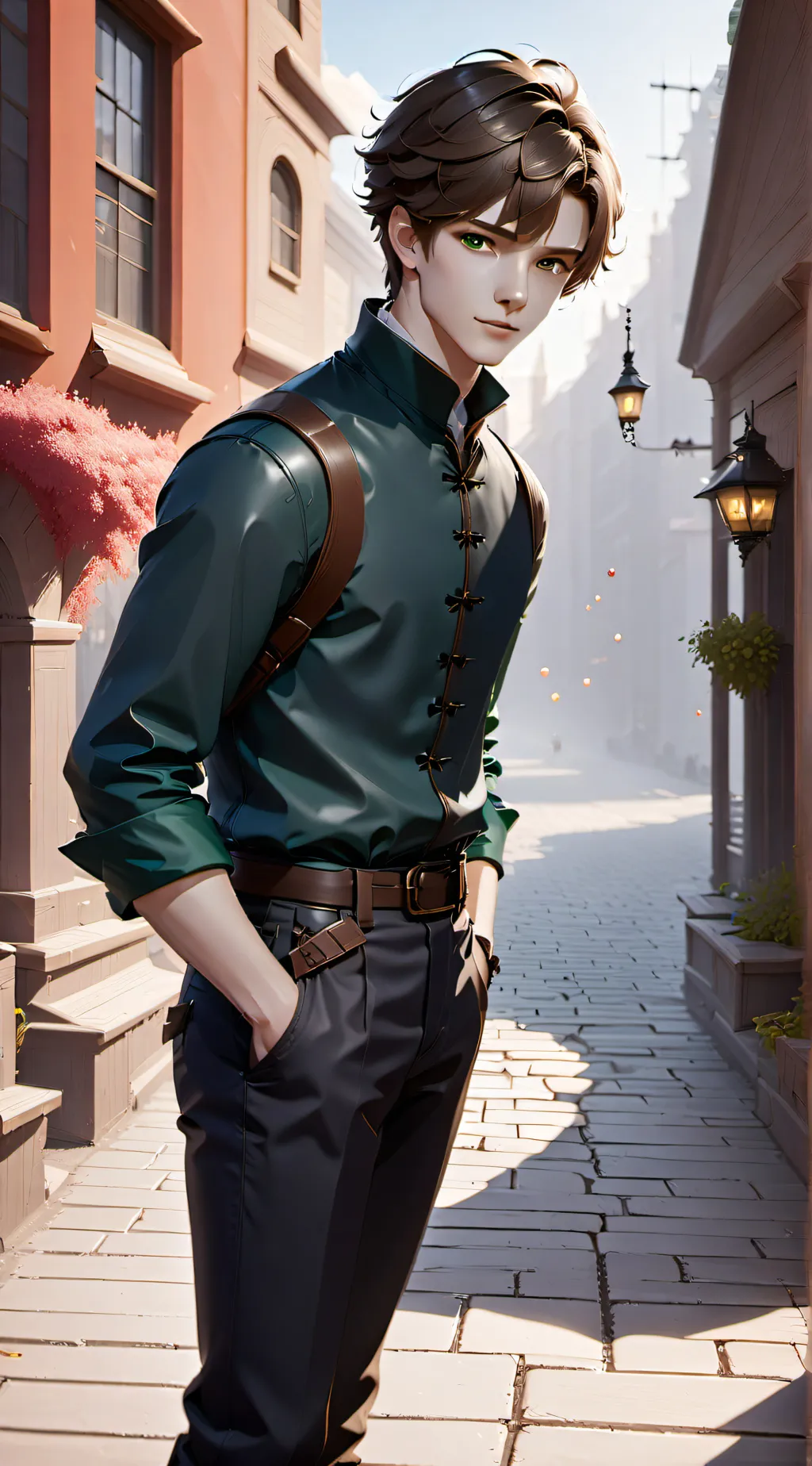 ai character: Lucas background