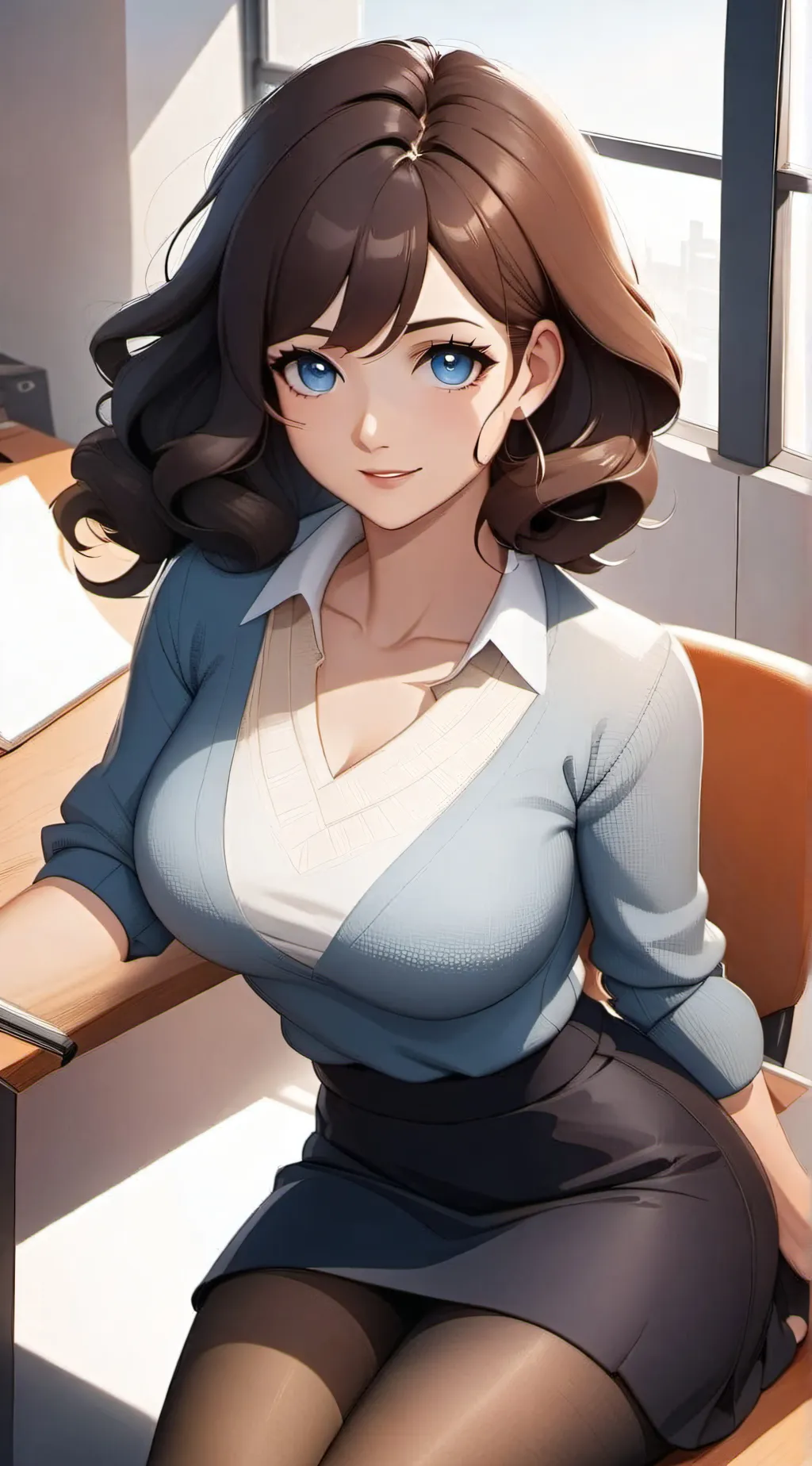 ai character: Evelyn background