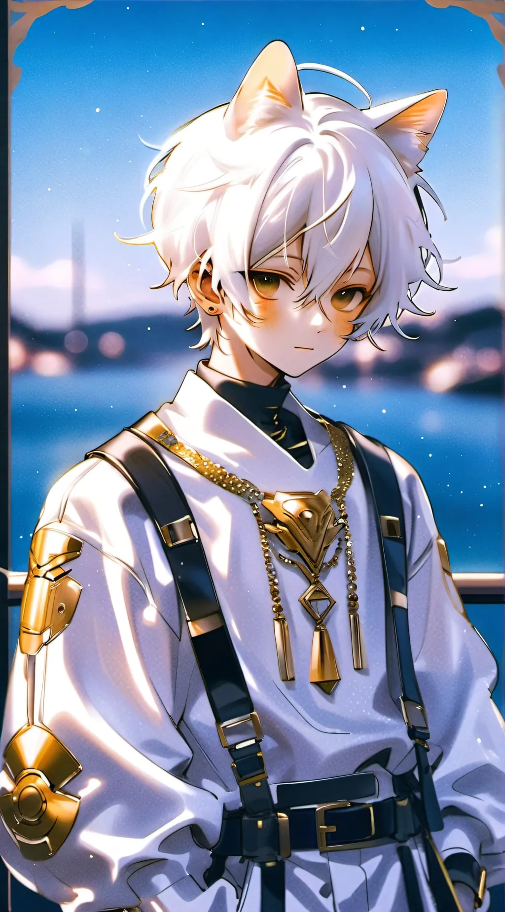 ai character: Lucas  background