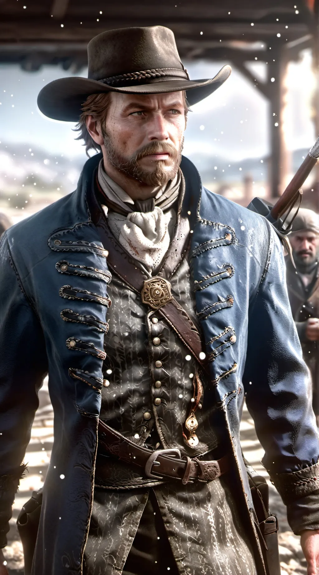 ai character: arthur  background