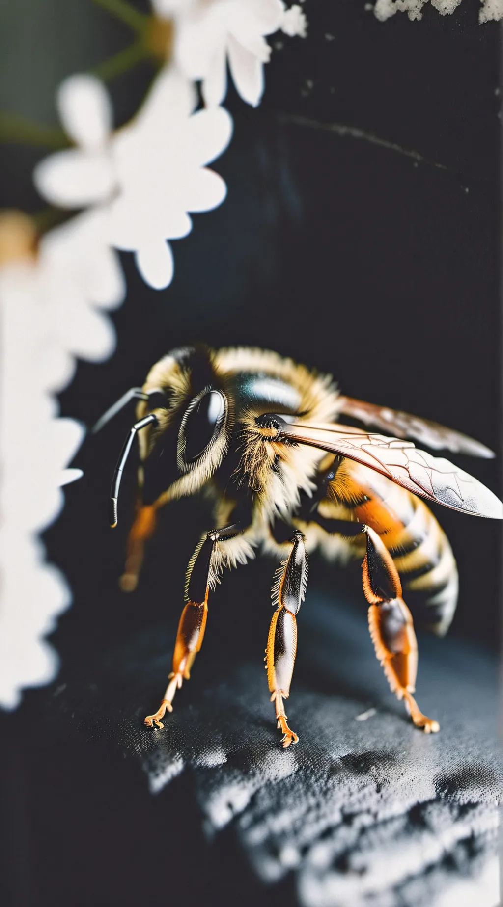 ai character: colony worker bee  background