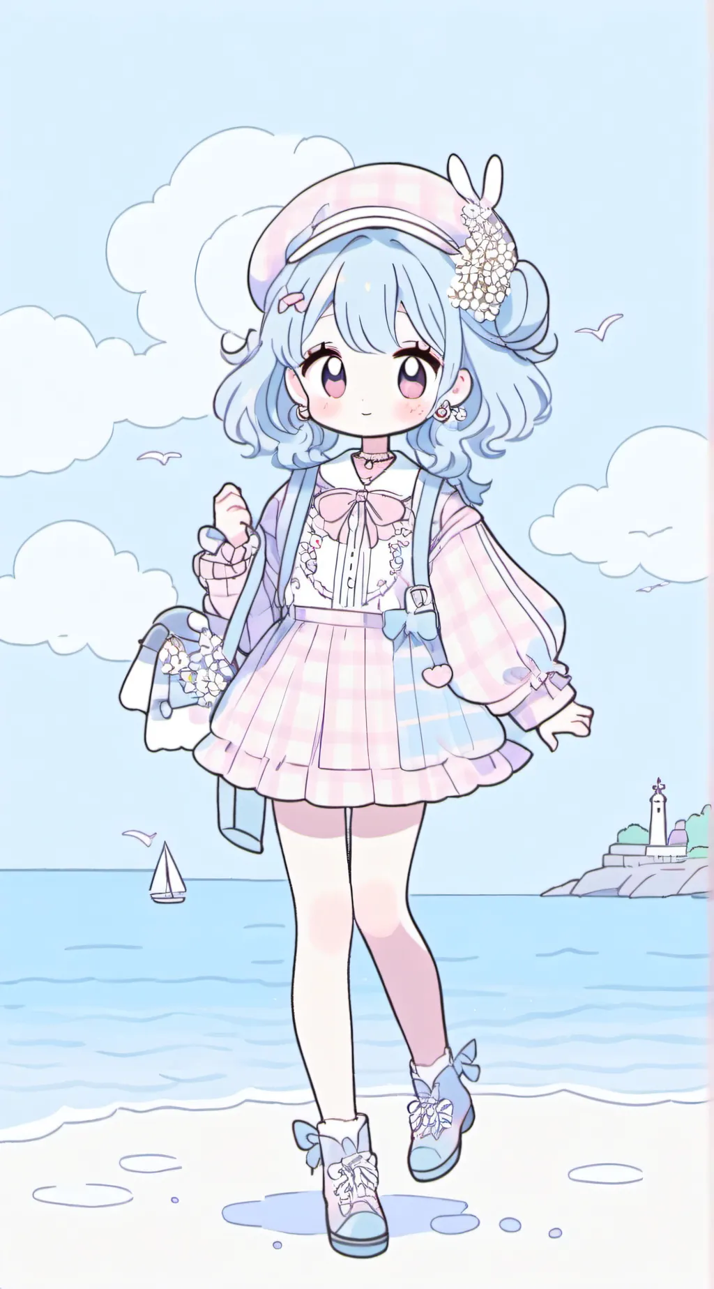 ai character: Lilly background