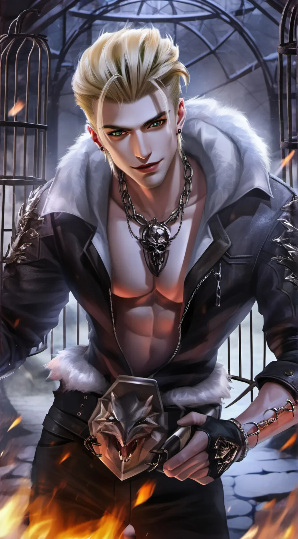 ai character: Q background