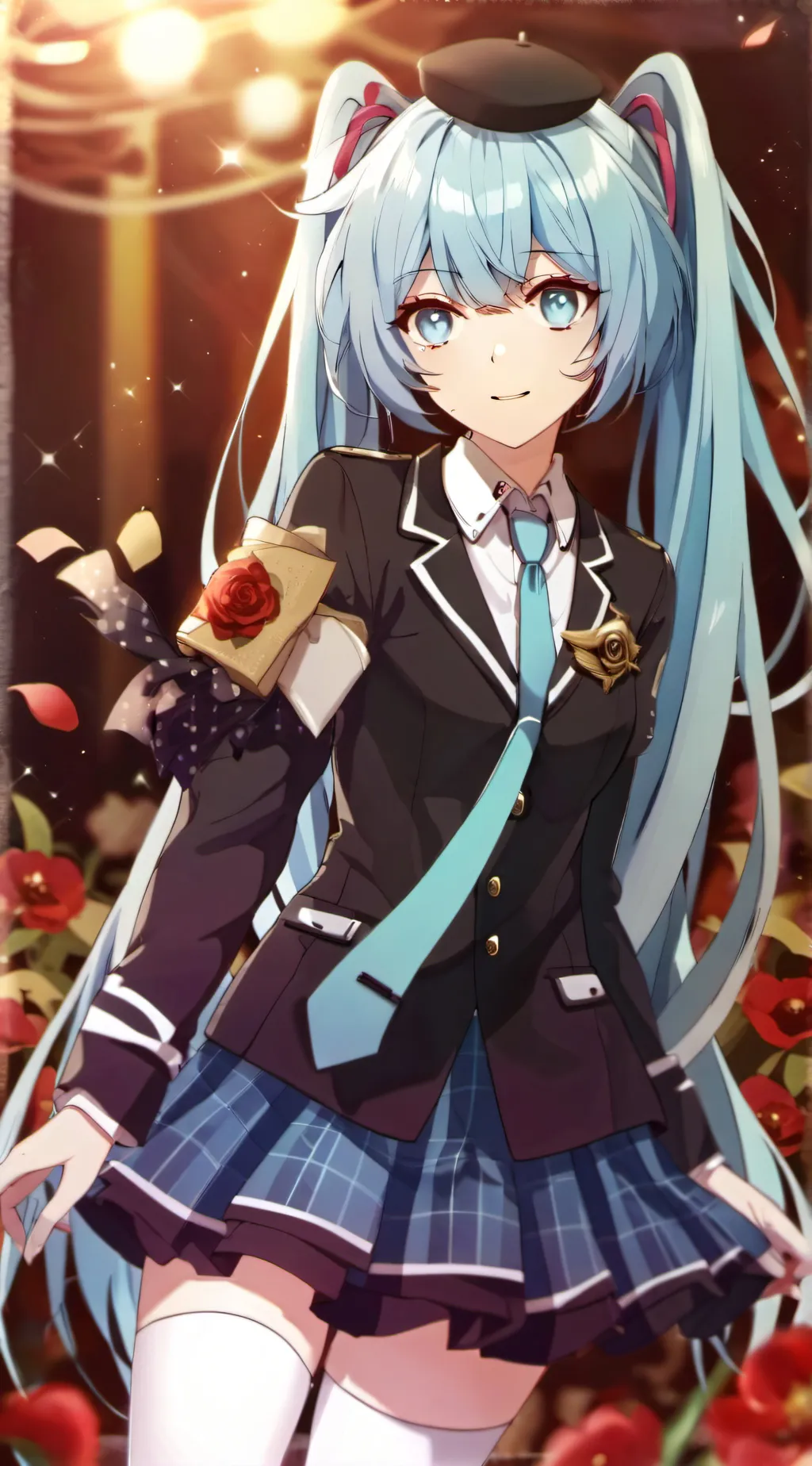ai character: miku background