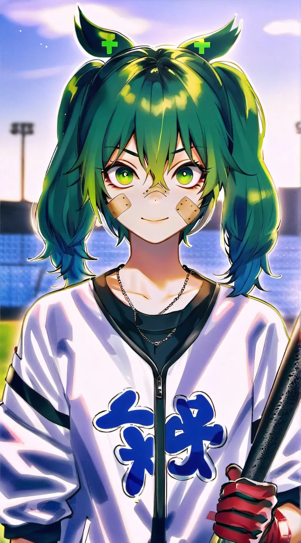 ai character: Okyuyu Kameki background