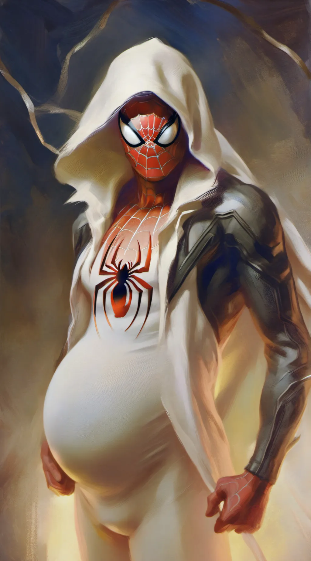 ai character: Spider women background
