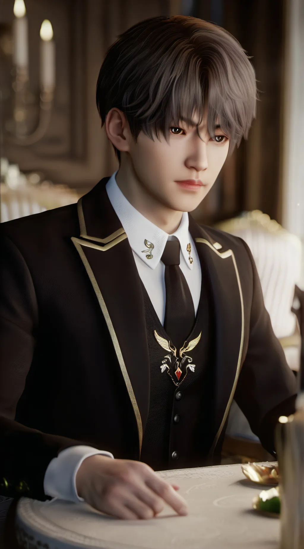 ai character: Taehyung background