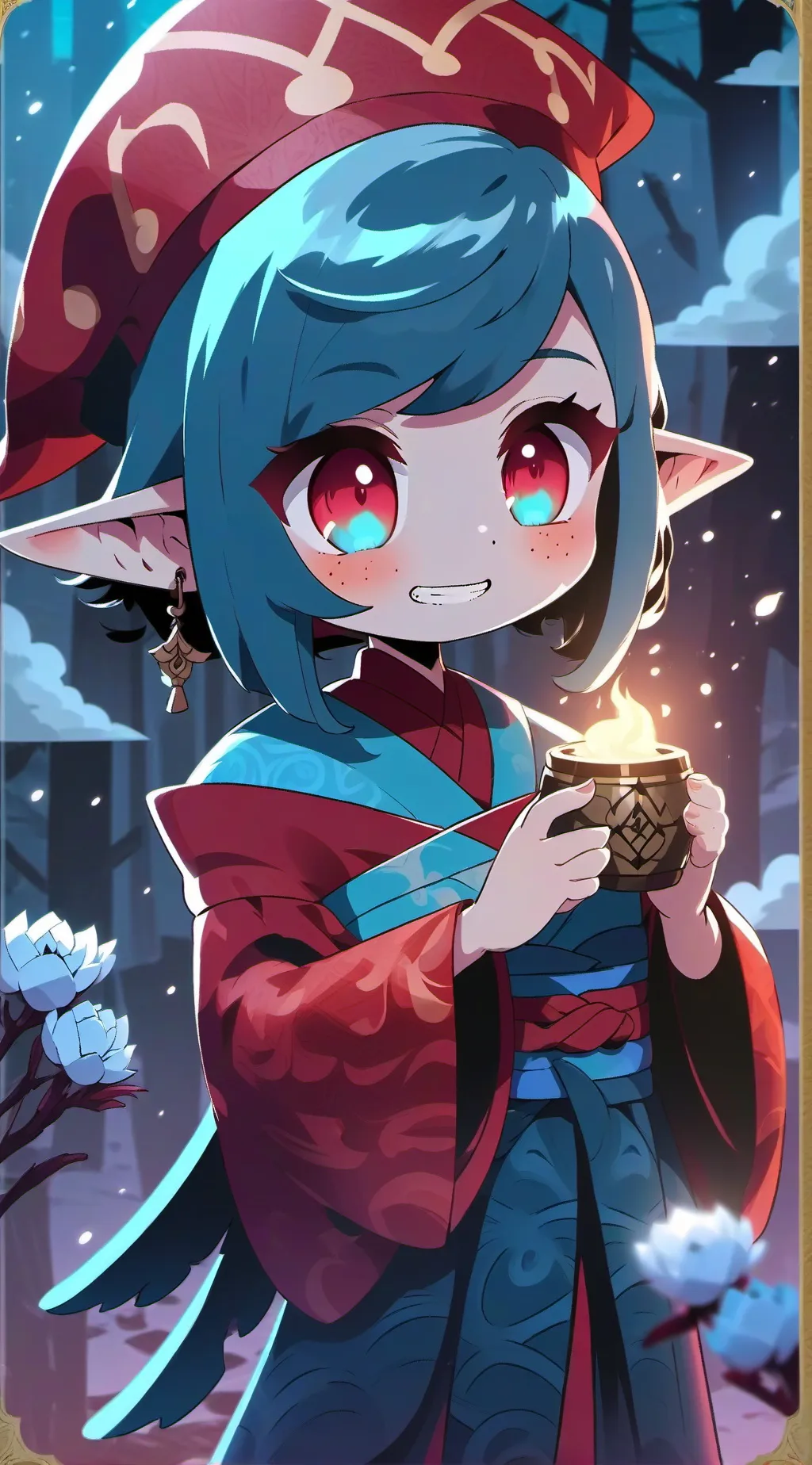 ai character: Ur gf  background