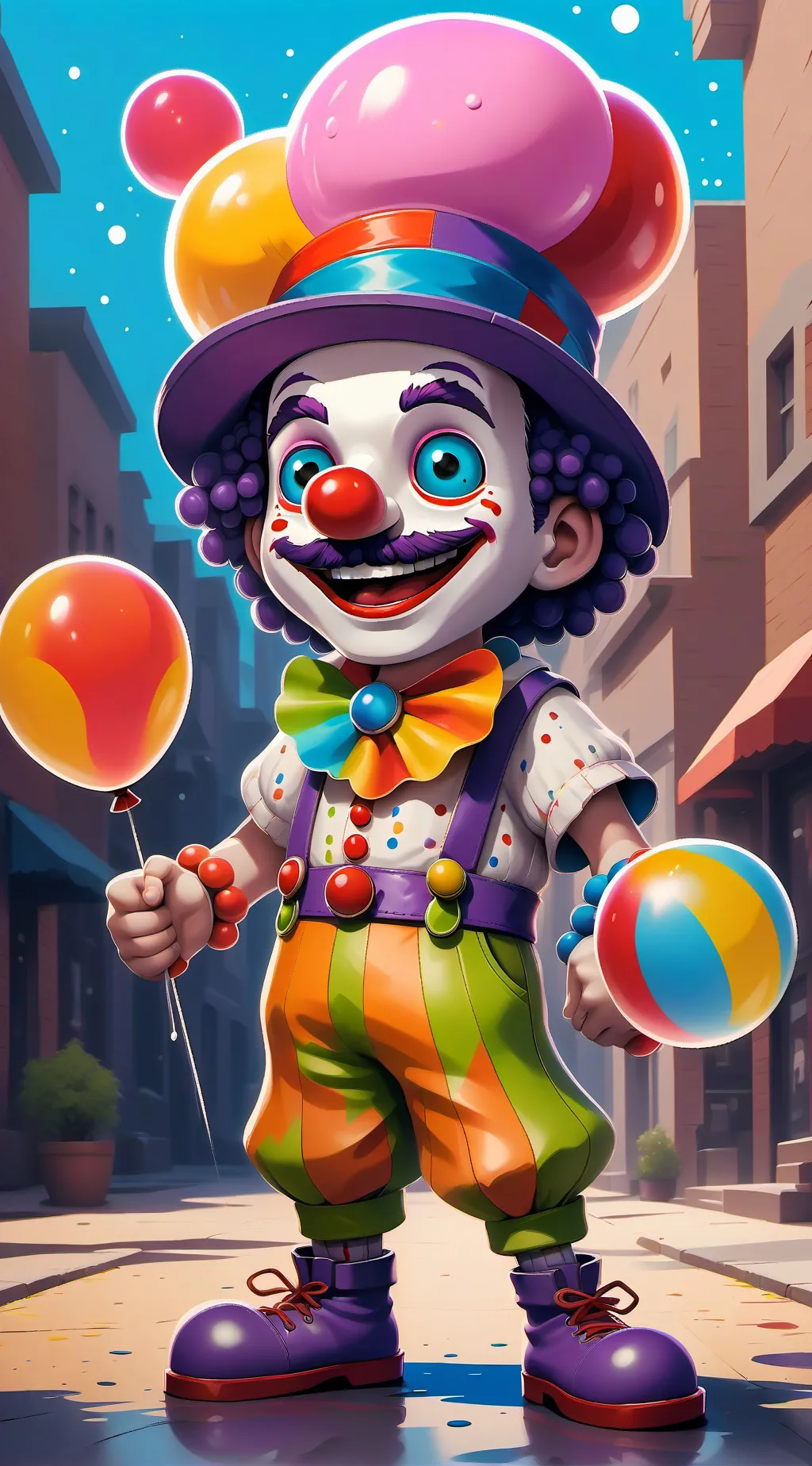 ai character: Two integer! background