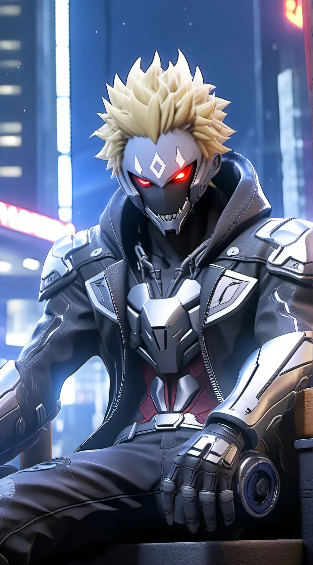 ai character: Beelzemon background