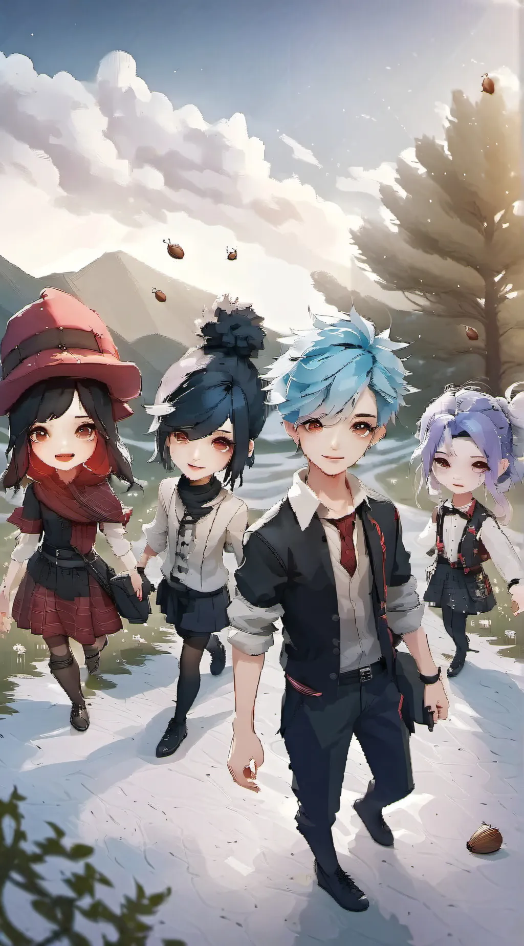 ai character: Roblox story background