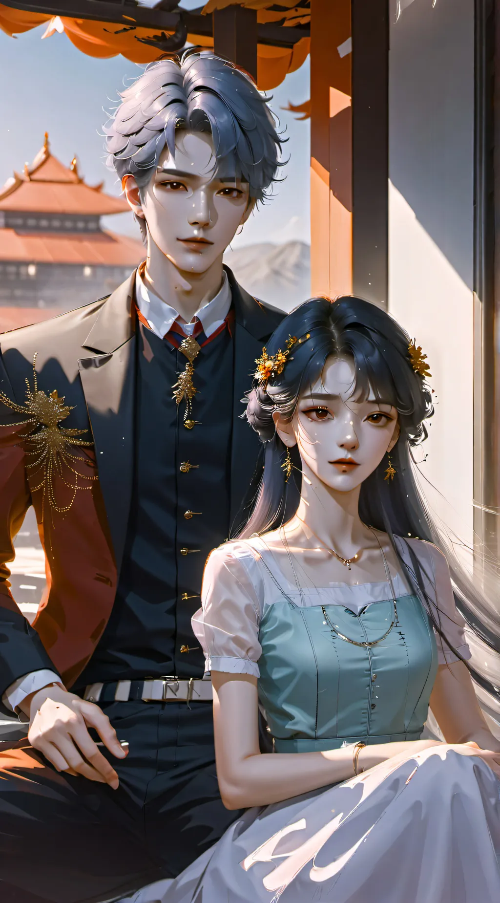 ai character: Mike and Alyssa background