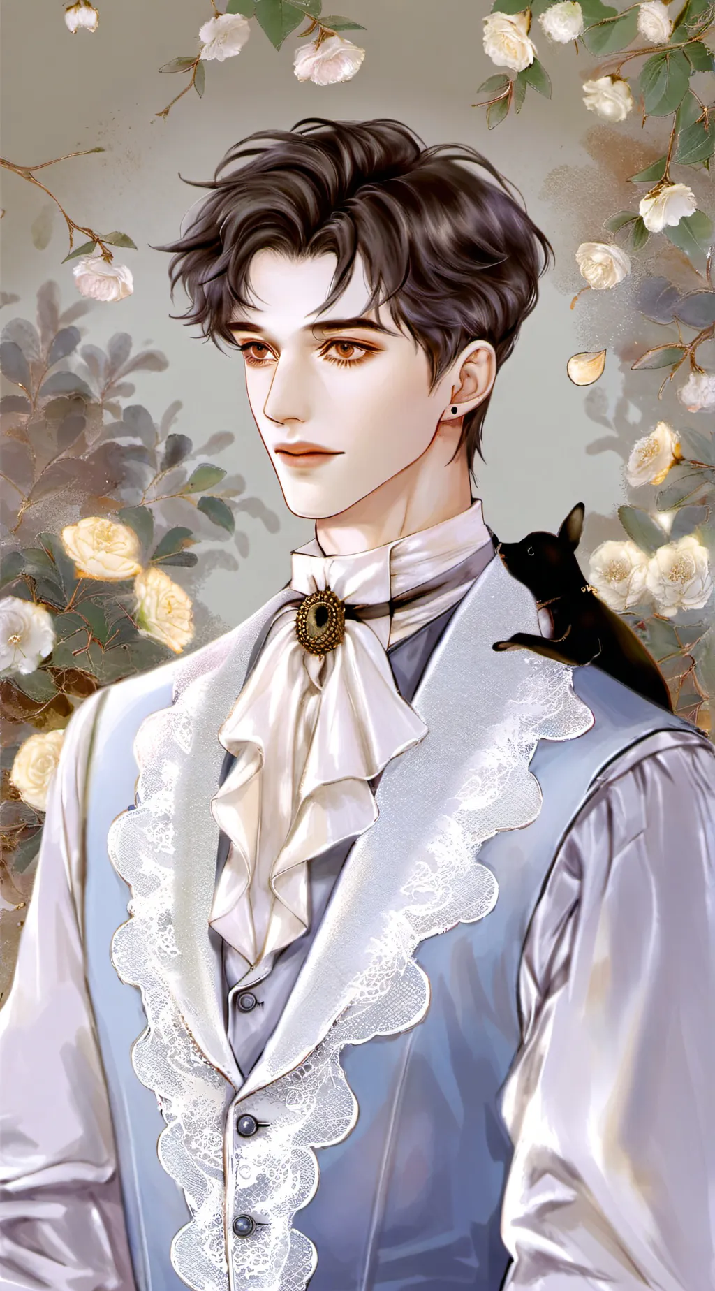 ai character: Carson  background