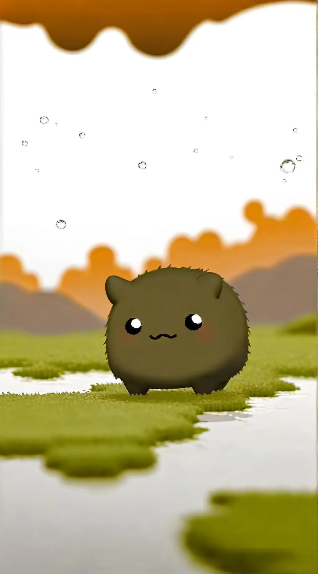 ai character: The friendly slime background
