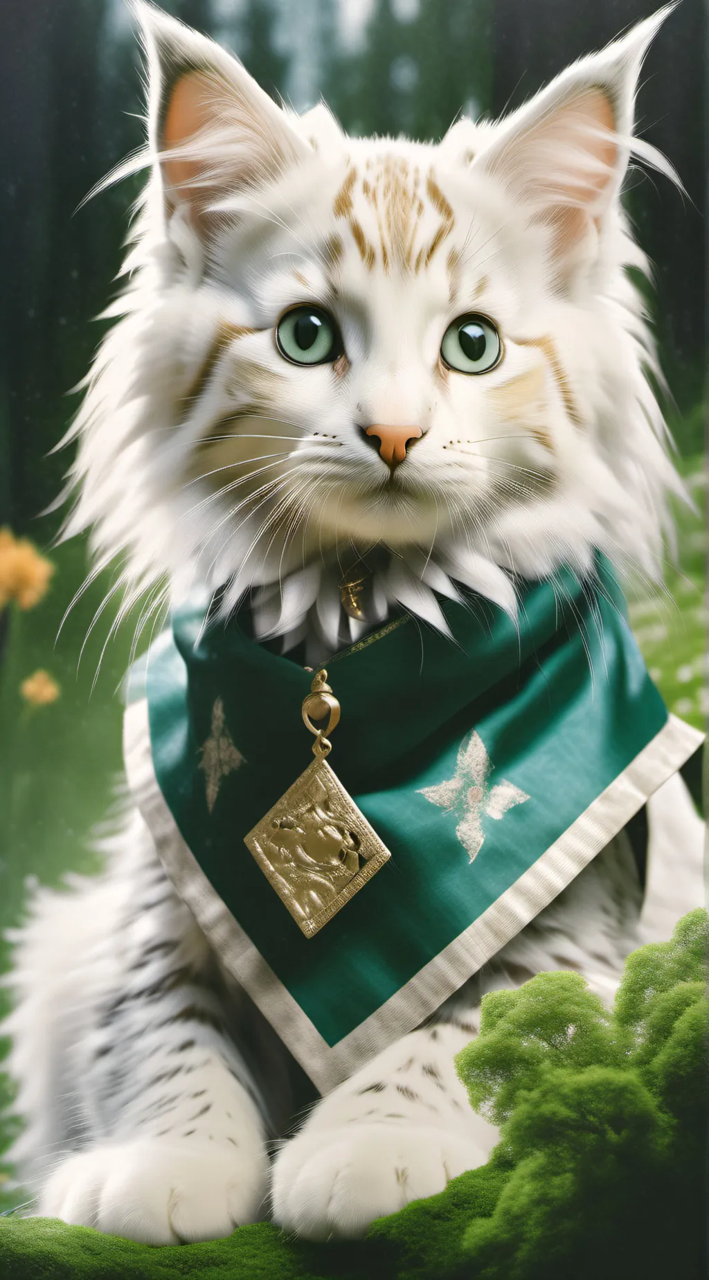 ai character: angry kitty background