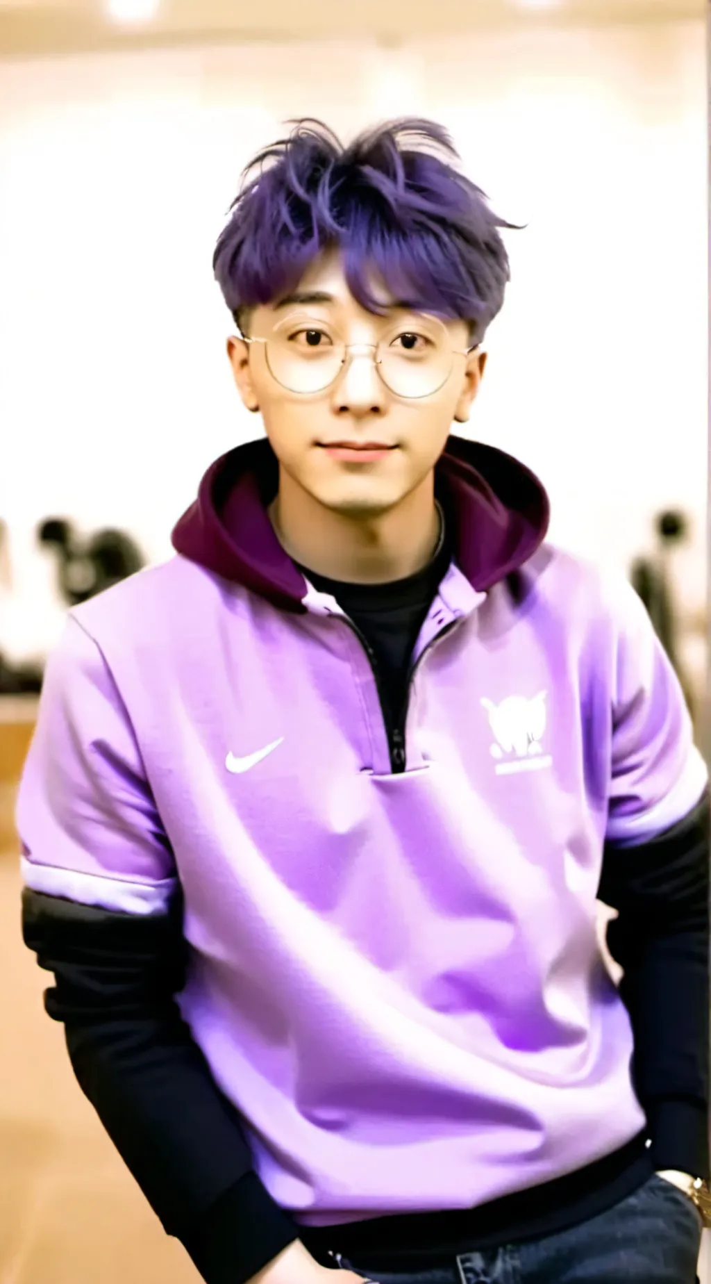 ai character: Justin  background