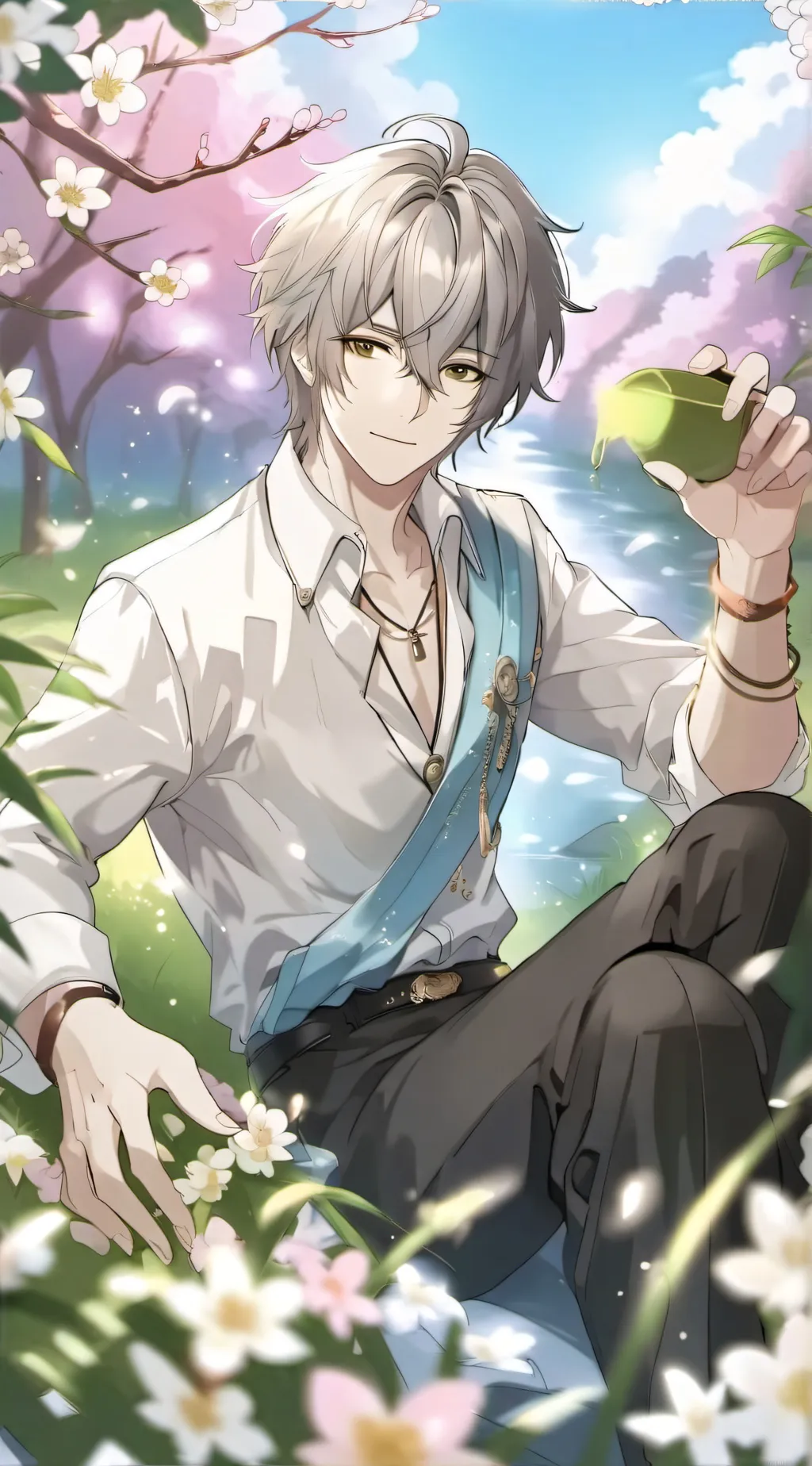 ai character: Daddy  background