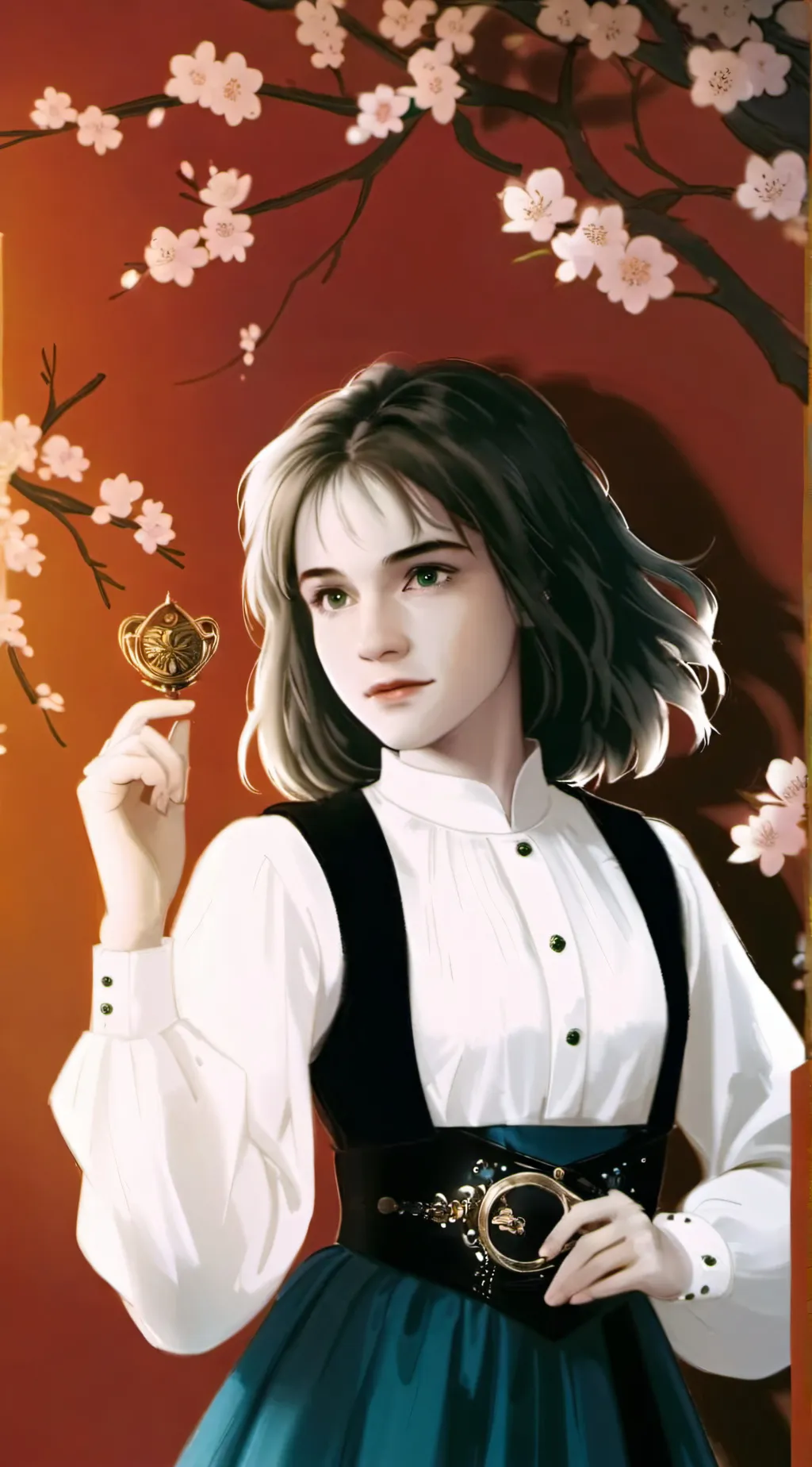 ai character: Draco and Hermione background