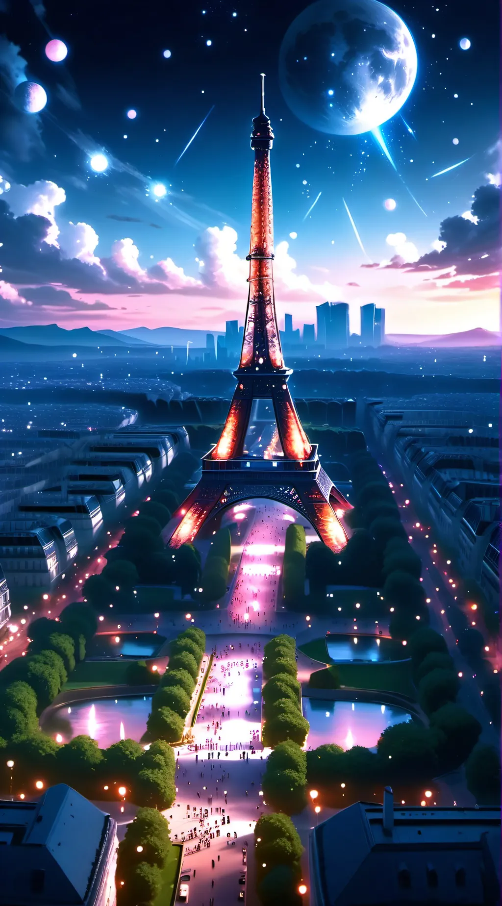 ai character: miraculous react background