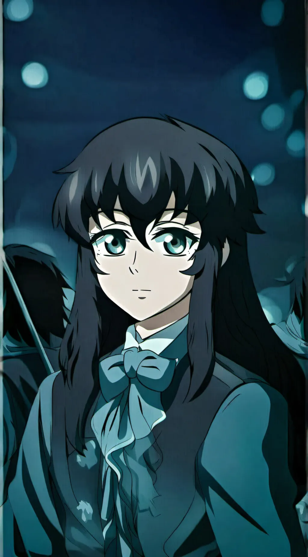 ai character: Muichiro kny background