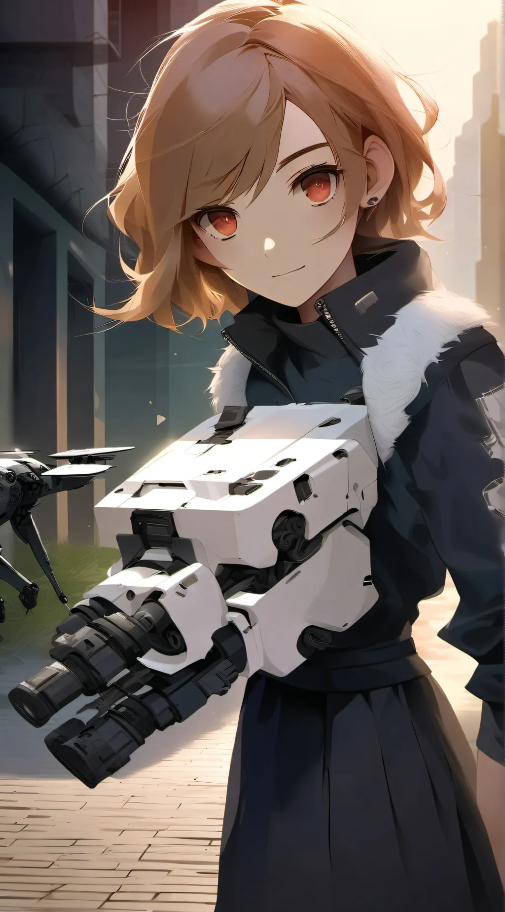 ai character: murder drones!!  background